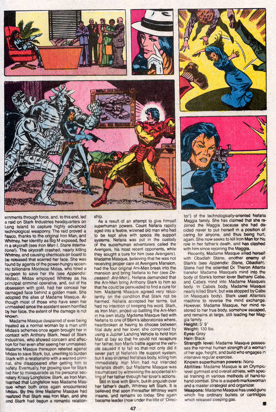 Read online The Official Handbook of the Marvel Universe Deluxe Edition comic -  Issue #7 - 49