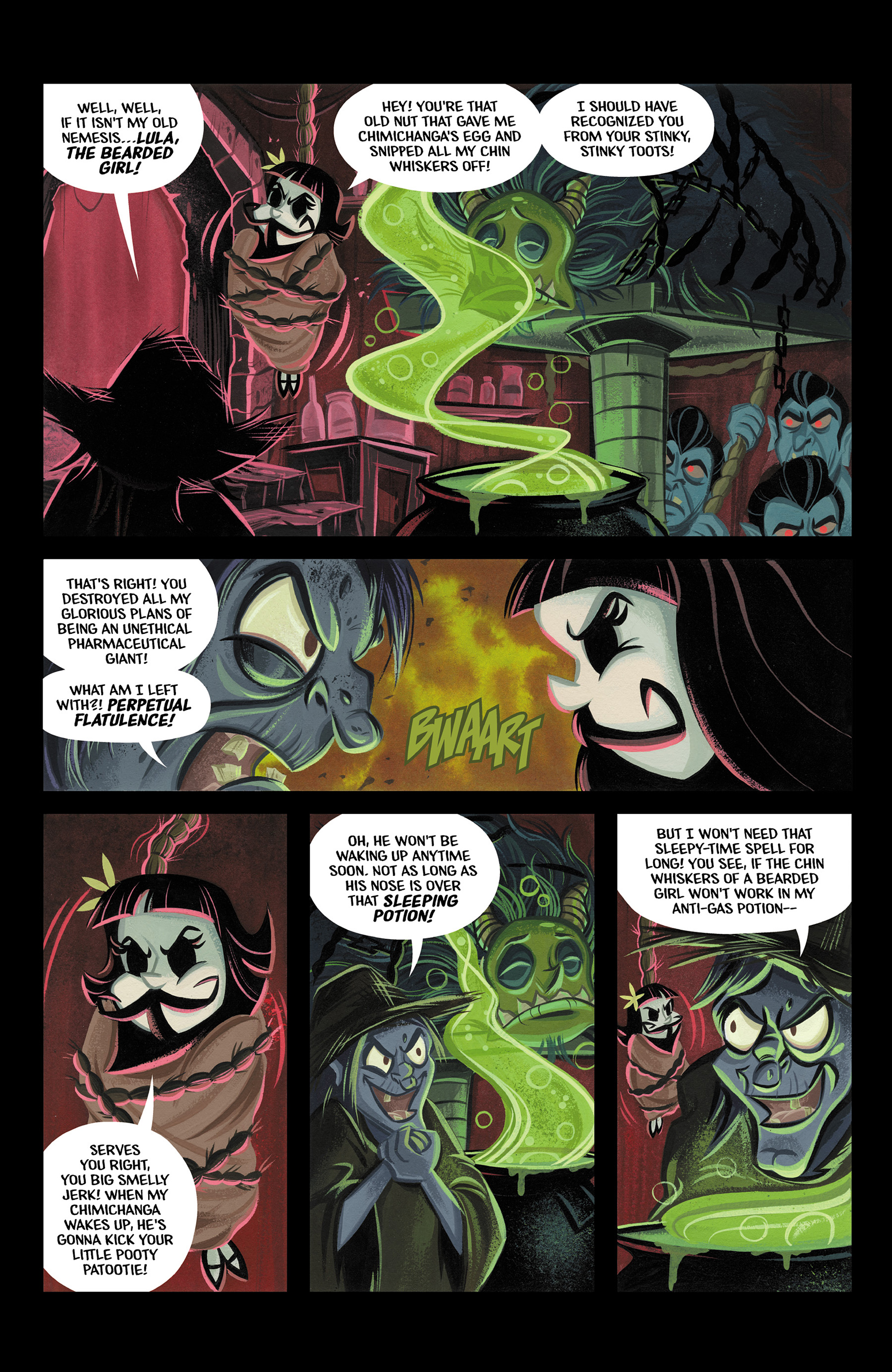 Read online Chimichanga: Sorrow of the World's Worst Face comic -  Issue #3 - 11