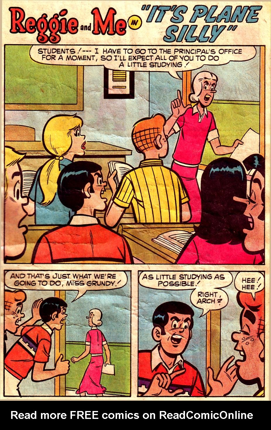 Read online Reggie and Me (1966) comic -  Issue #98 - 29