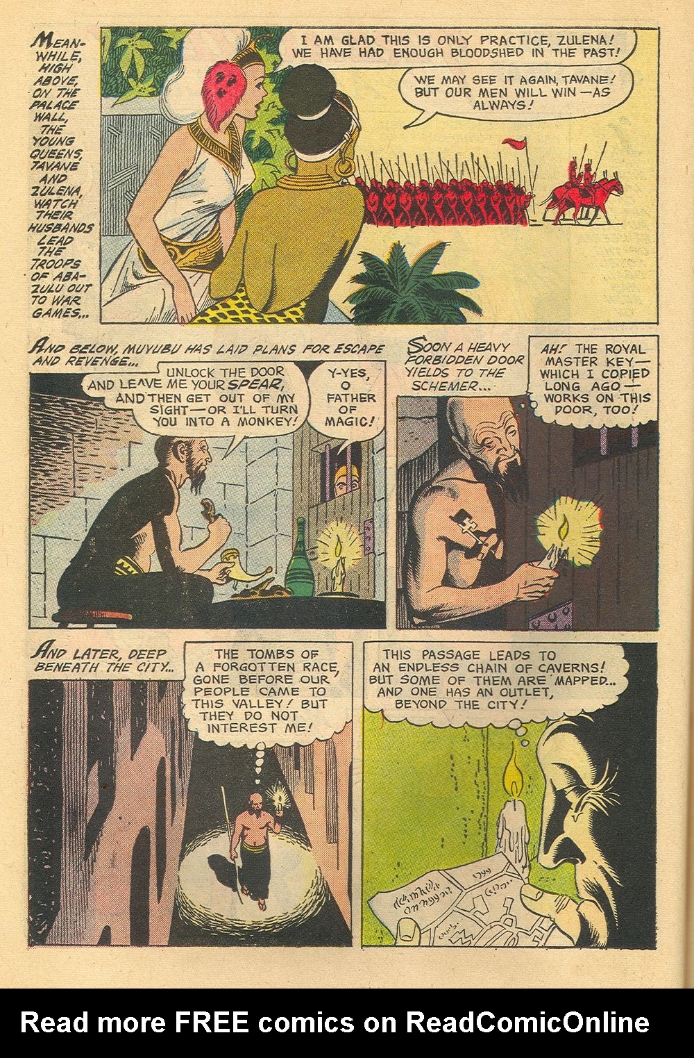 Read online Tarzan (1948) comic -  Issue #51 - 58