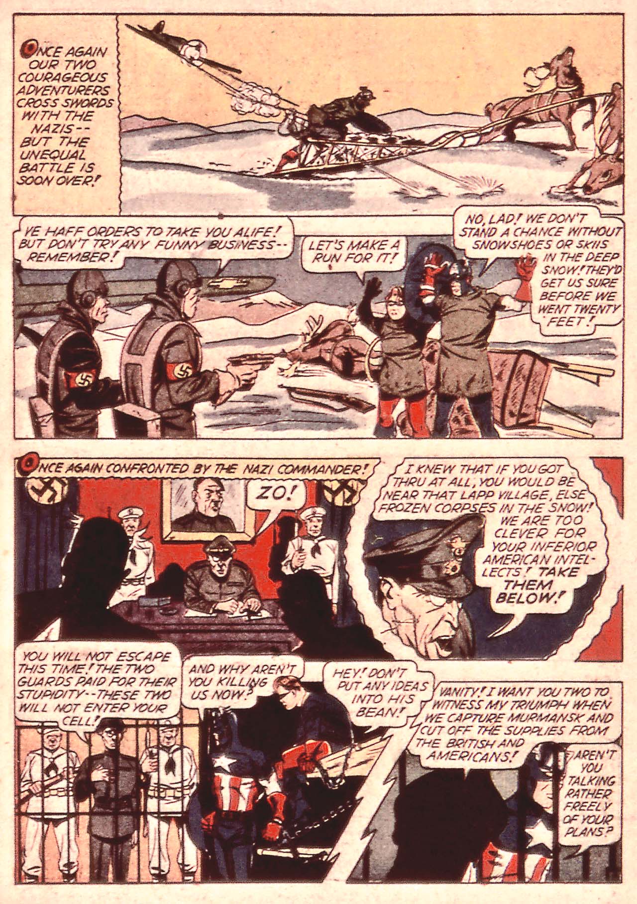 Read online Captain America Comics comic -  Issue #26 - 56