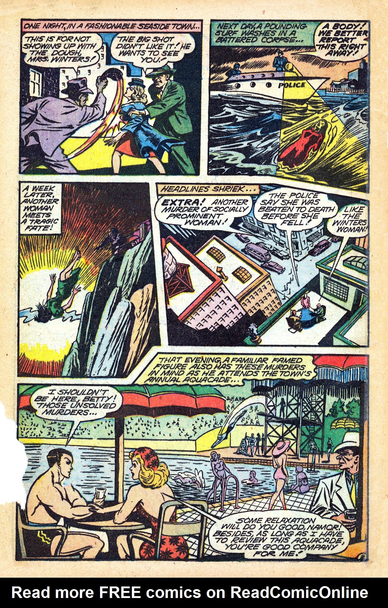 Read online Marvel Mystery Comics comic -  Issue #83 - 16