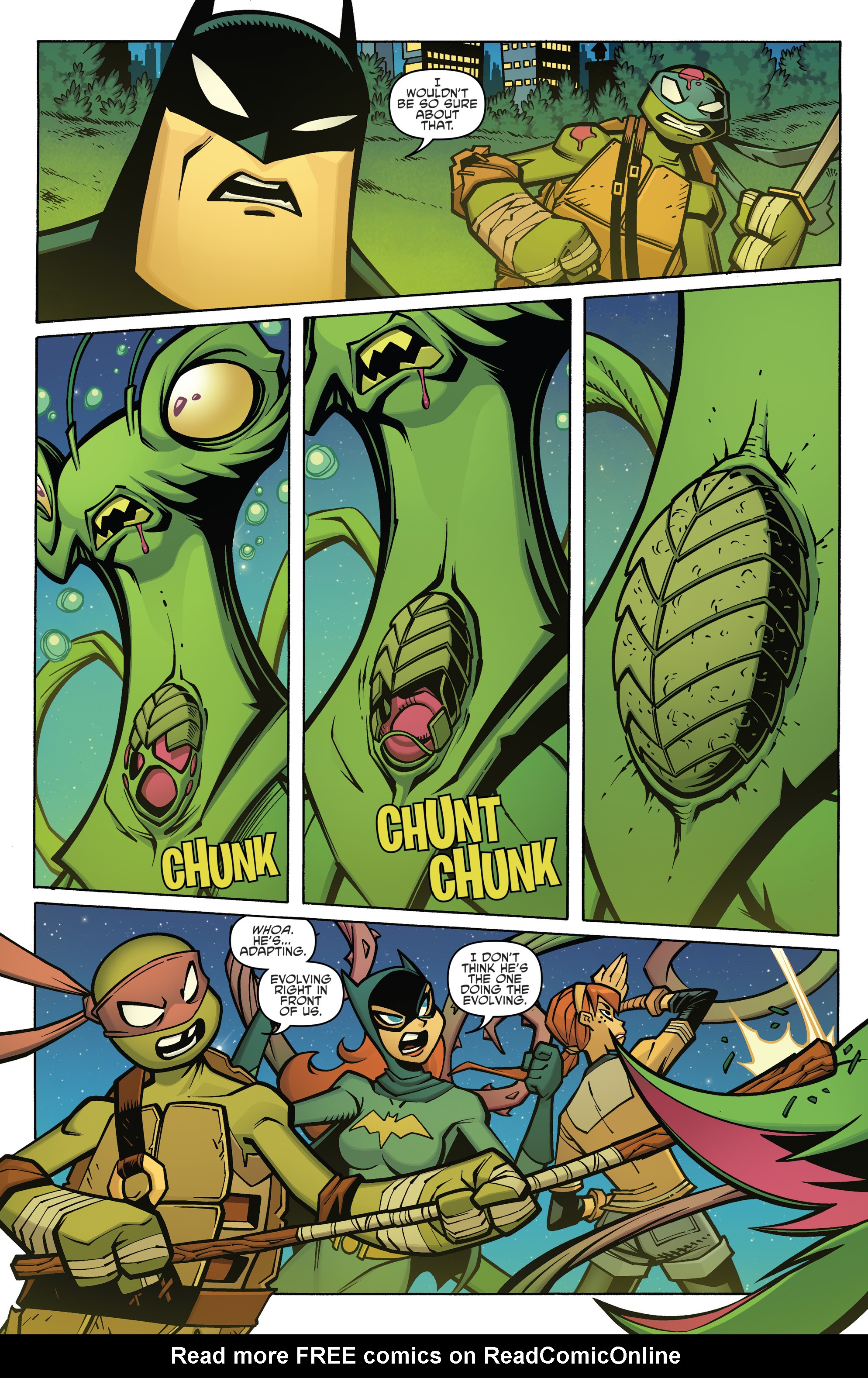 Read online Batman/Teenage Mutant Ninja Turtles Adventure comic -  Issue #3 - 9
