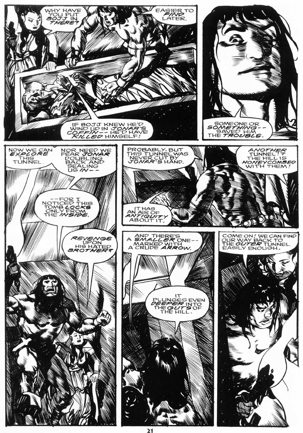 Read online The Savage Sword Of Conan comic -  Issue #224 - 23