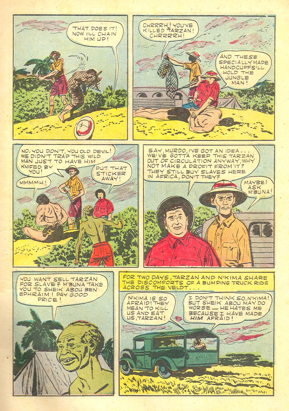 Read online Tarzan (1948) comic -  Issue #23 - 7