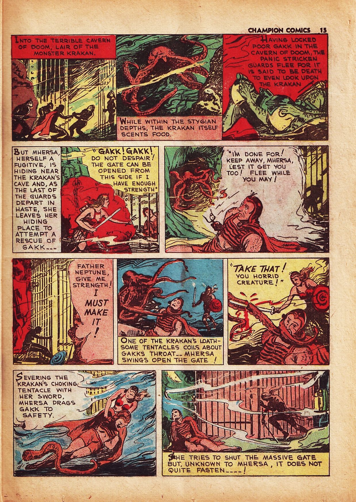 Read online Champion Comics comic -  Issue #5 - 17