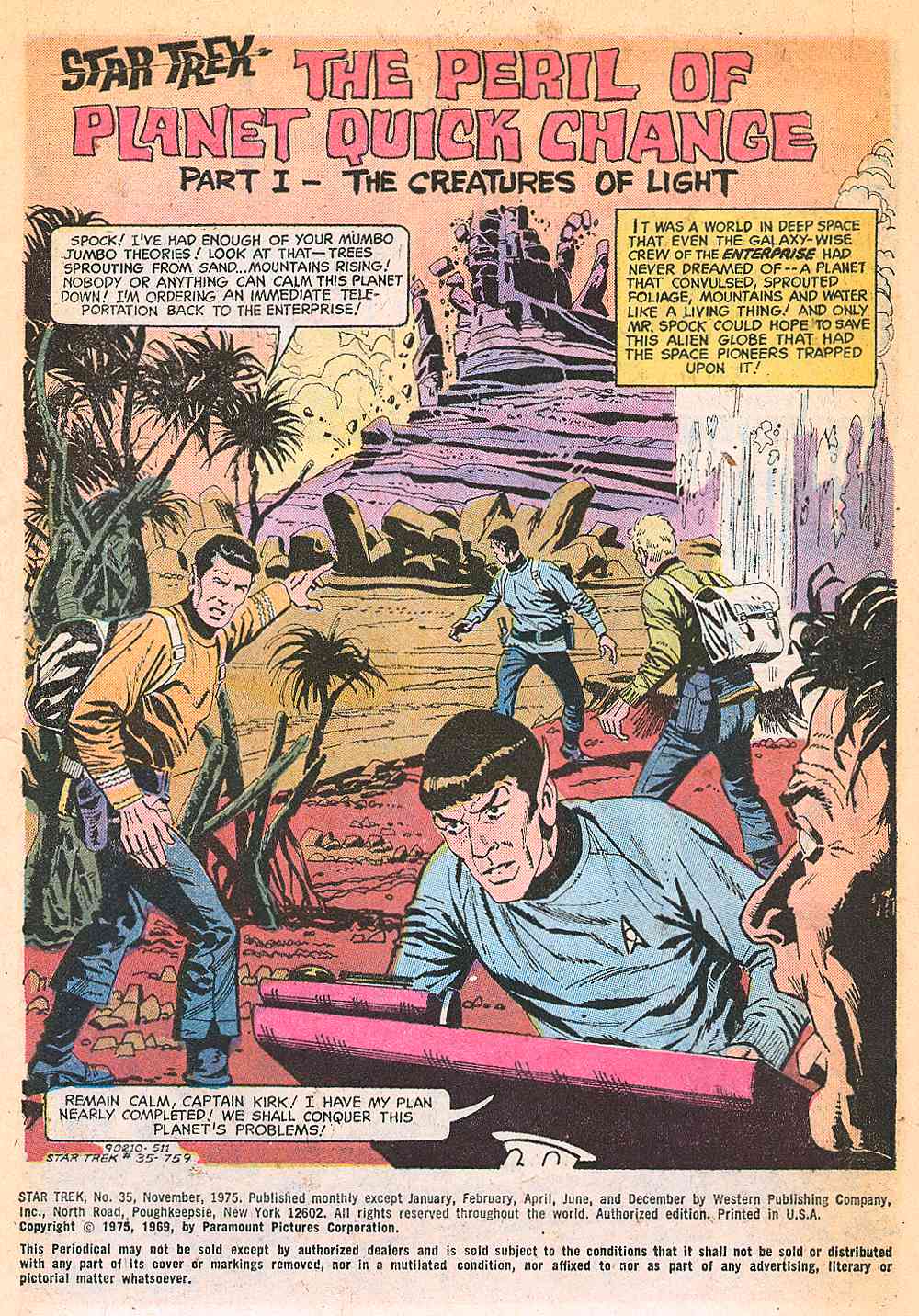 Read online Star Trek (1967) comic -  Issue #35 - 2