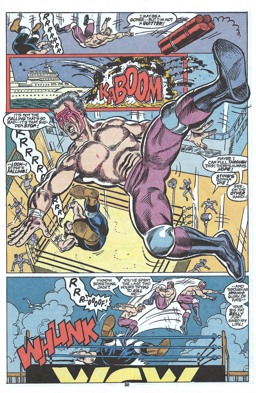 Read online WCW World Championship Wrestling comic -  Issue #3 - 22