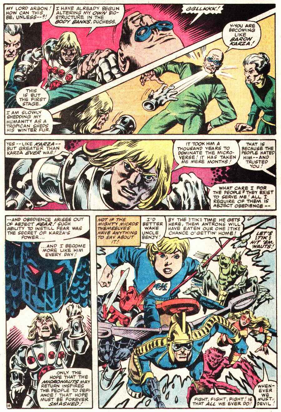 Read online Micronauts (1979) comic -  Issue #40 - 19