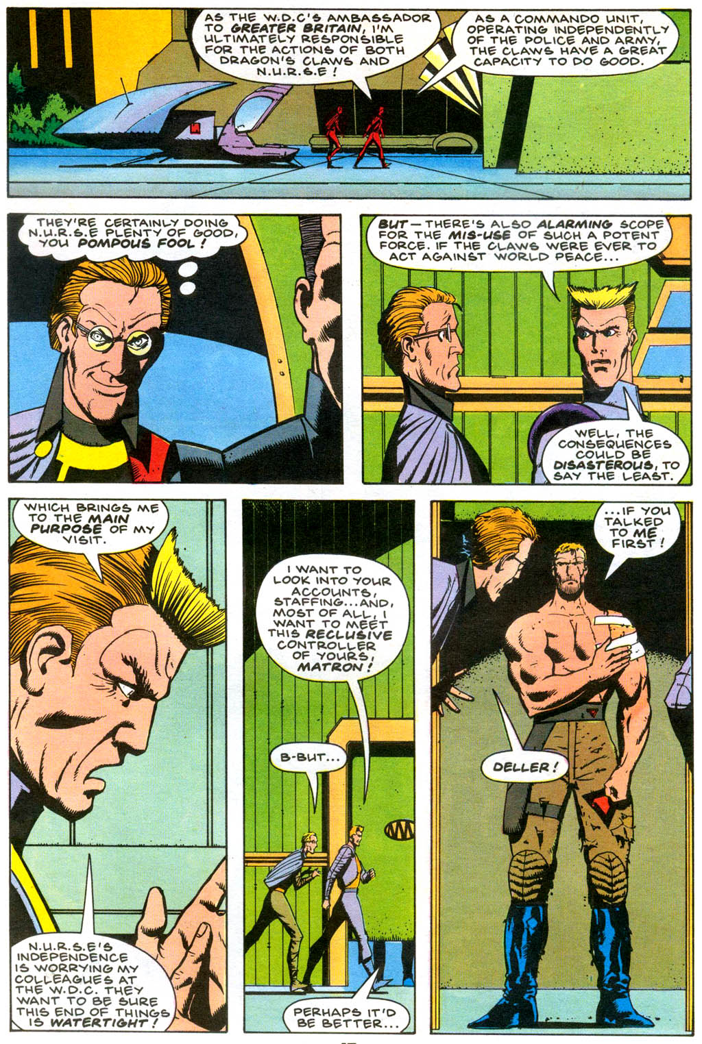 Read online Dragon's Claws comic -  Issue #7 - 16