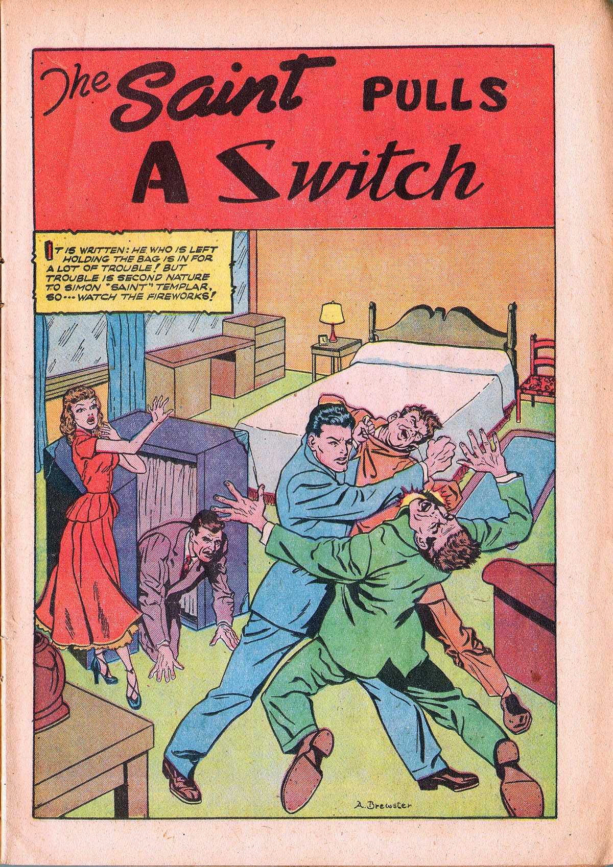 Read online The Saint (1947) comic -  Issue #5 - 17