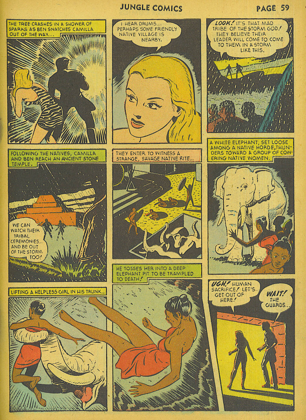 Read online Jungle Comics comic -  Issue #30 - 63