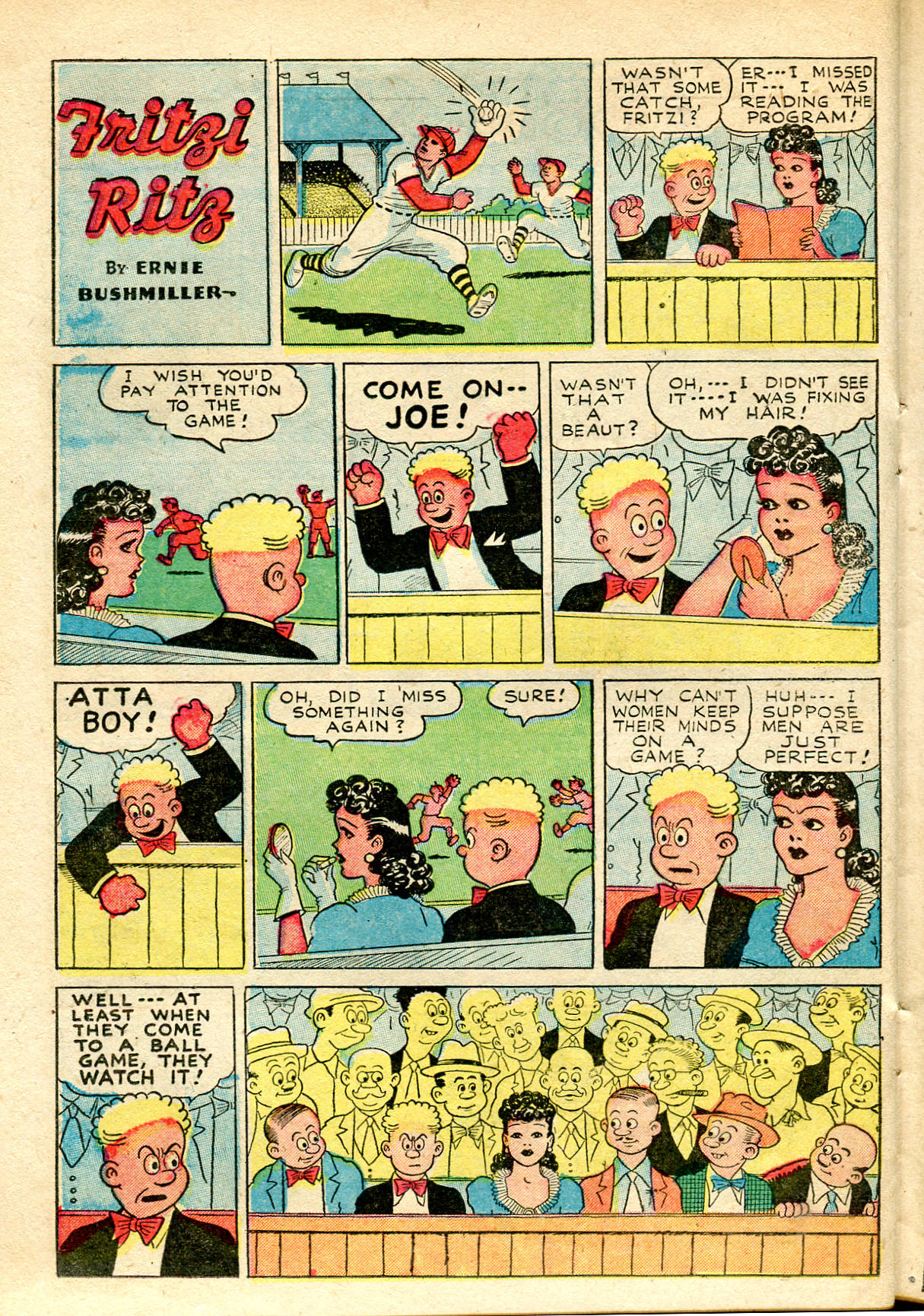 Read online Fritzi Ritz (1948) comic -  Issue #7 - 22
