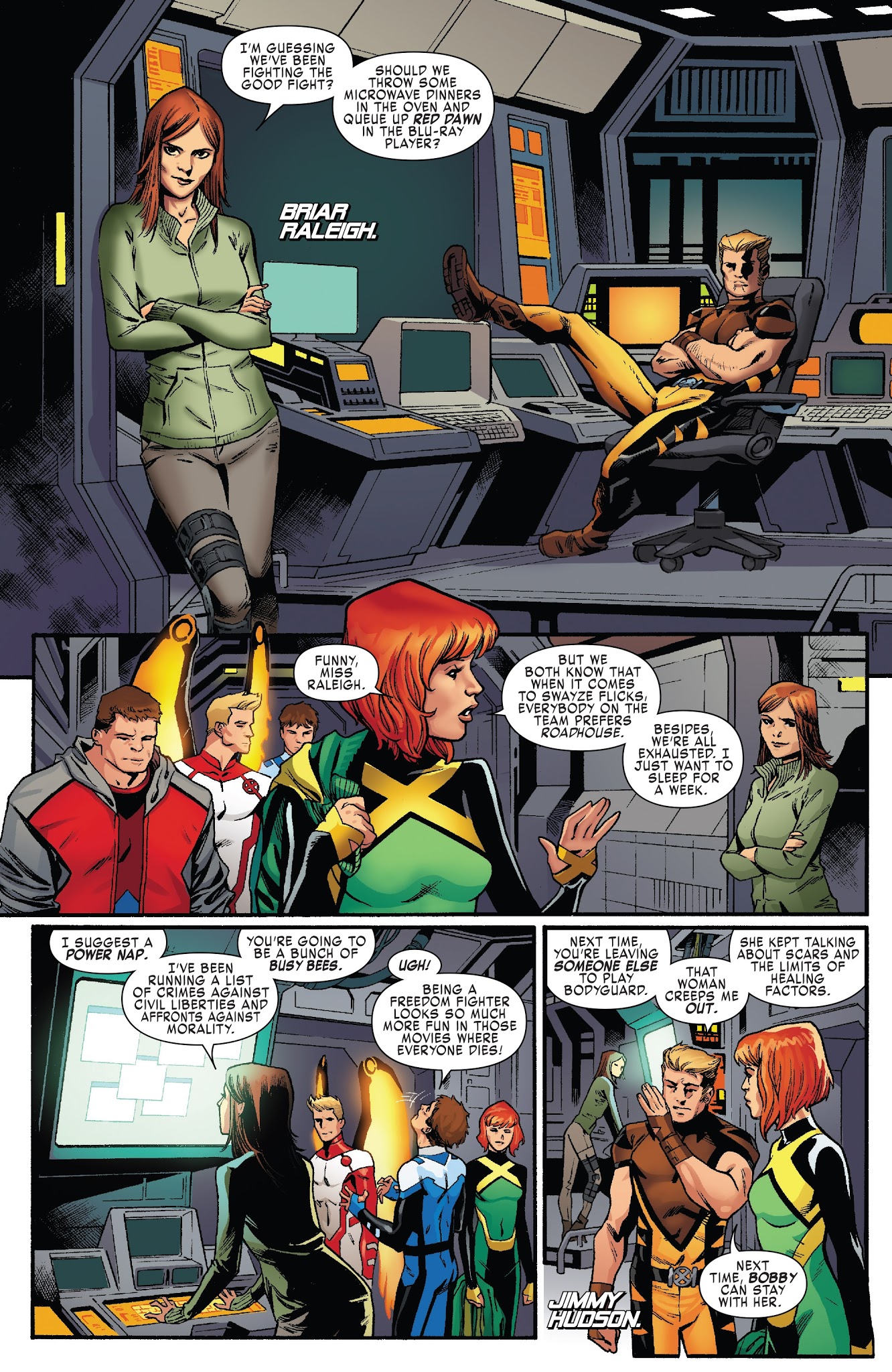 Read online X-Men: Blue comic -  Issue #7 - 9