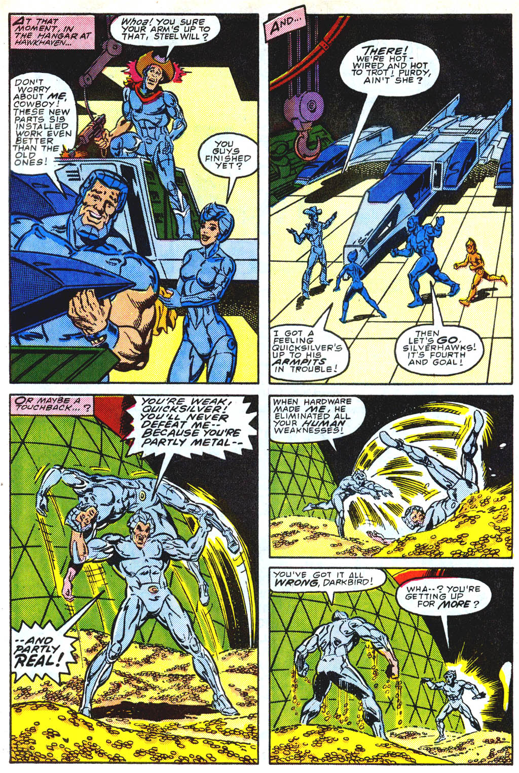 Read online SilverHawks comic -  Issue #7 - 20