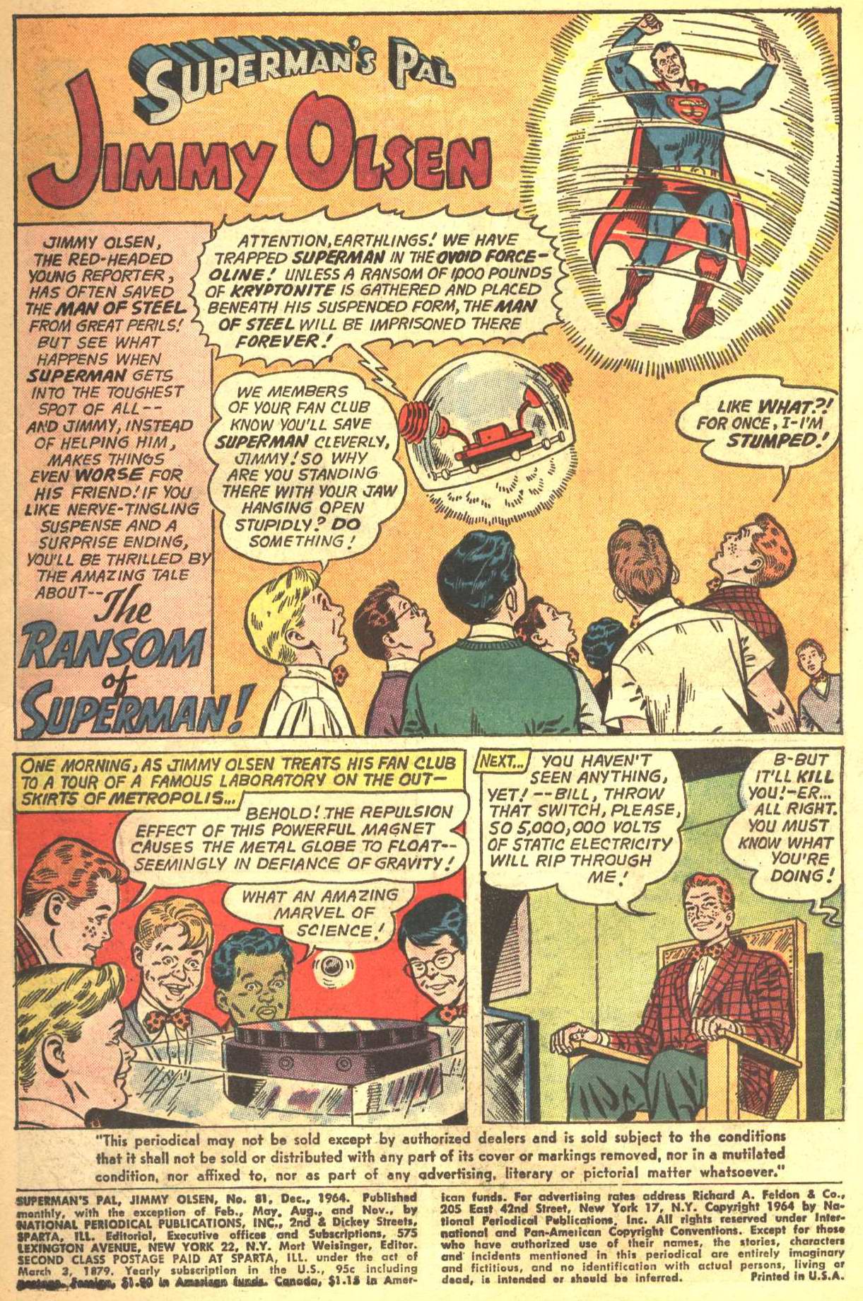 Read online Superman's Pal Jimmy Olsen comic -  Issue #81 - 3