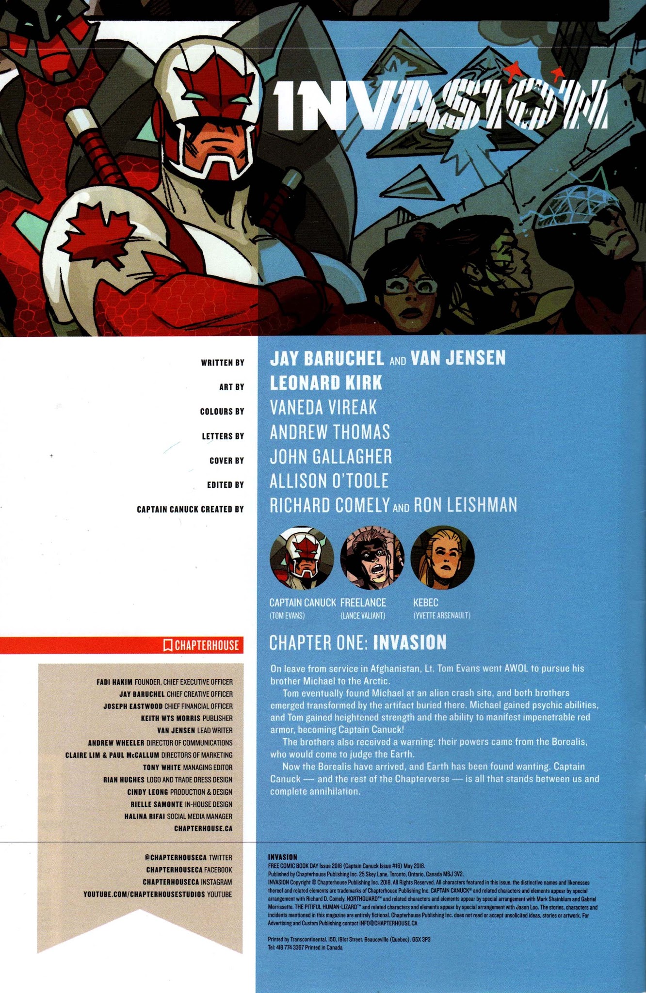 Read online Free Comic Book Day 2018 comic -  Issue # Invasion - 2