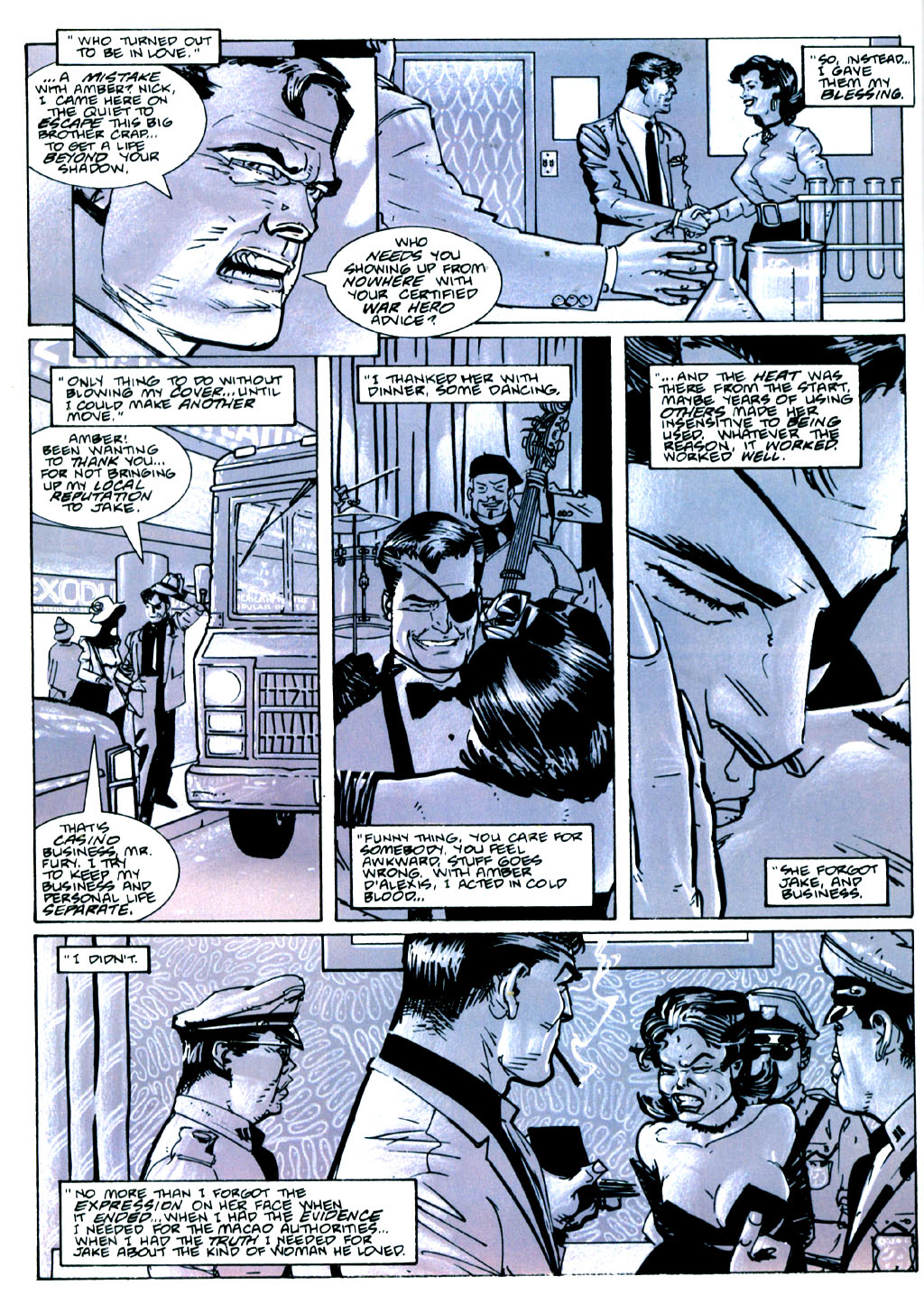 Read online Marvel Graphic Novel comic -  Issue #50 - Wolverine & Nick Fury - The Scorpio Connection - 45