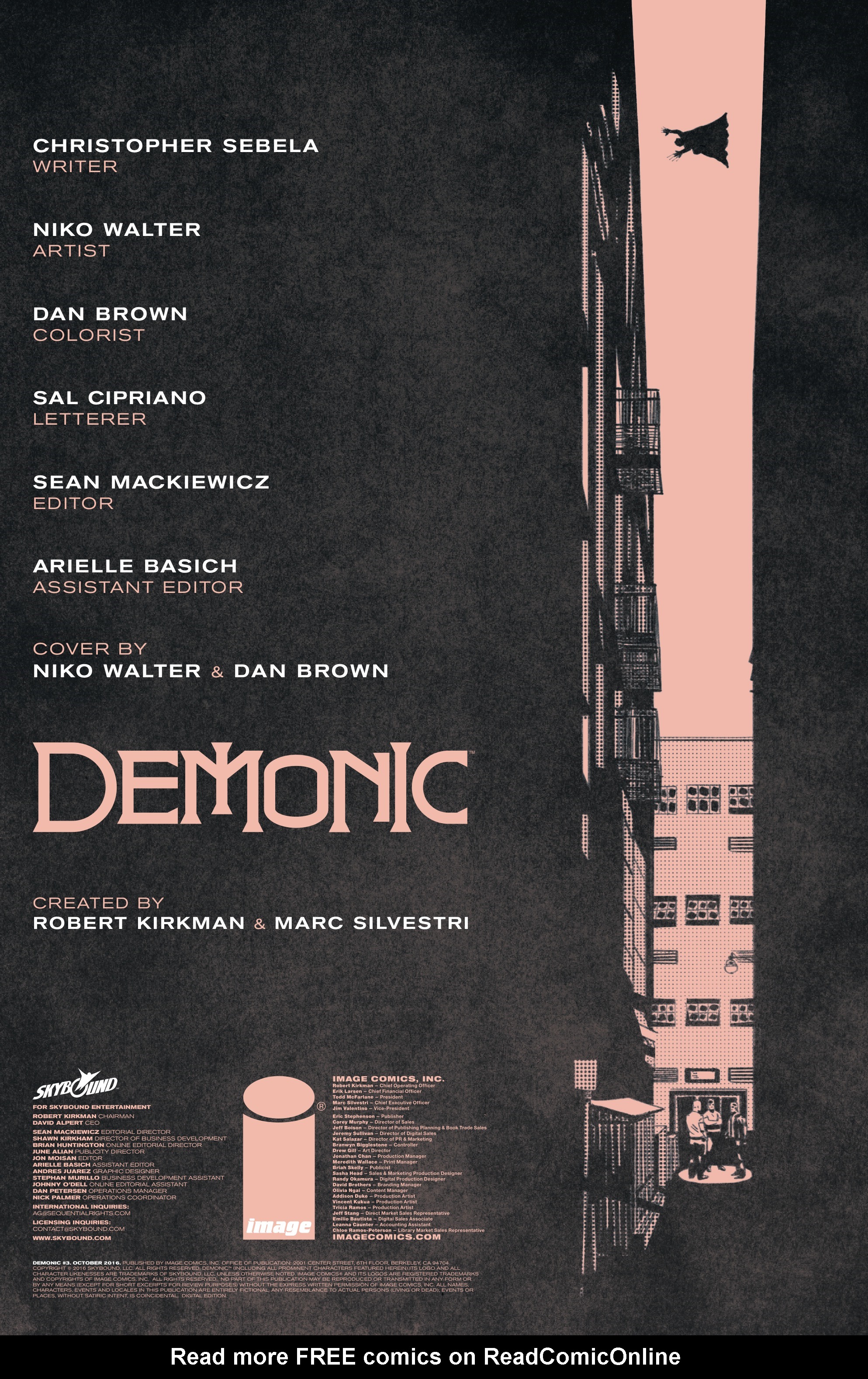 Read online Demonic comic -  Issue #3 - 2