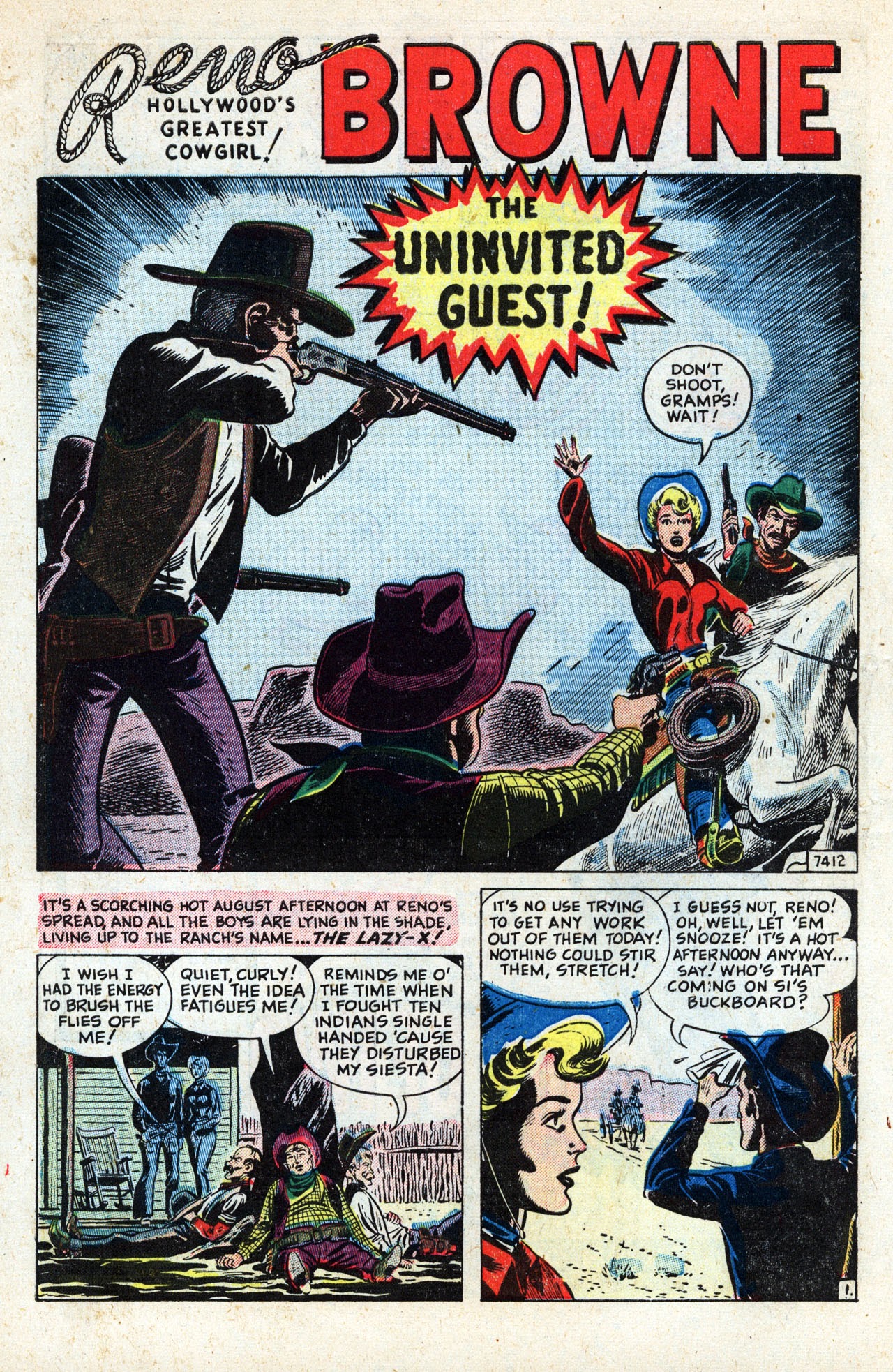 Read online Reno Browne, Hollywood's Greatest Cowgirl comic -  Issue #51 - 12