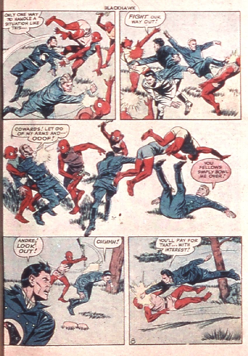 Read online Blackhawk (1957) comic -  Issue #22 - 43