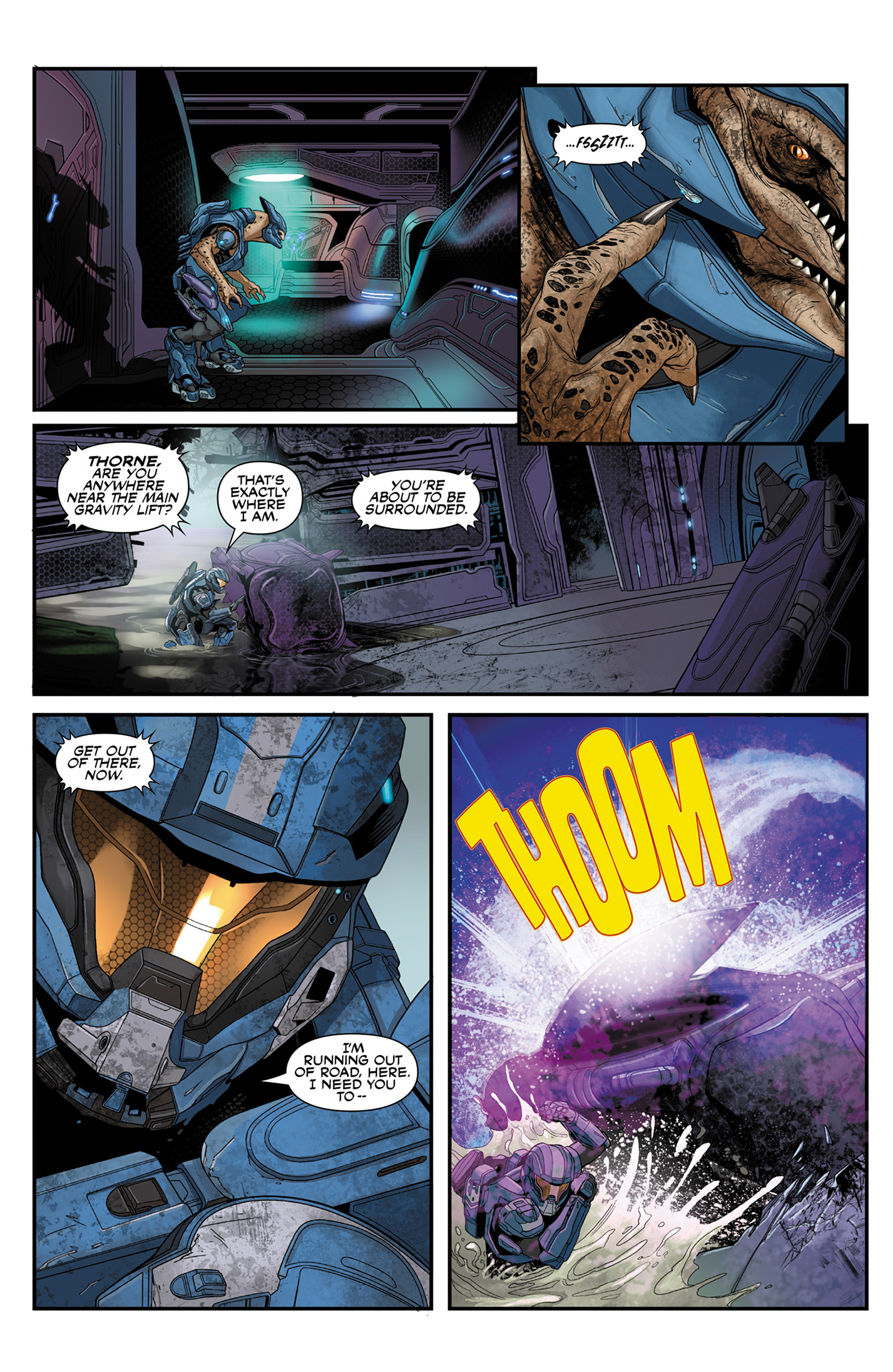 Read online Halo: Escalation comic -  Issue #22 - 9