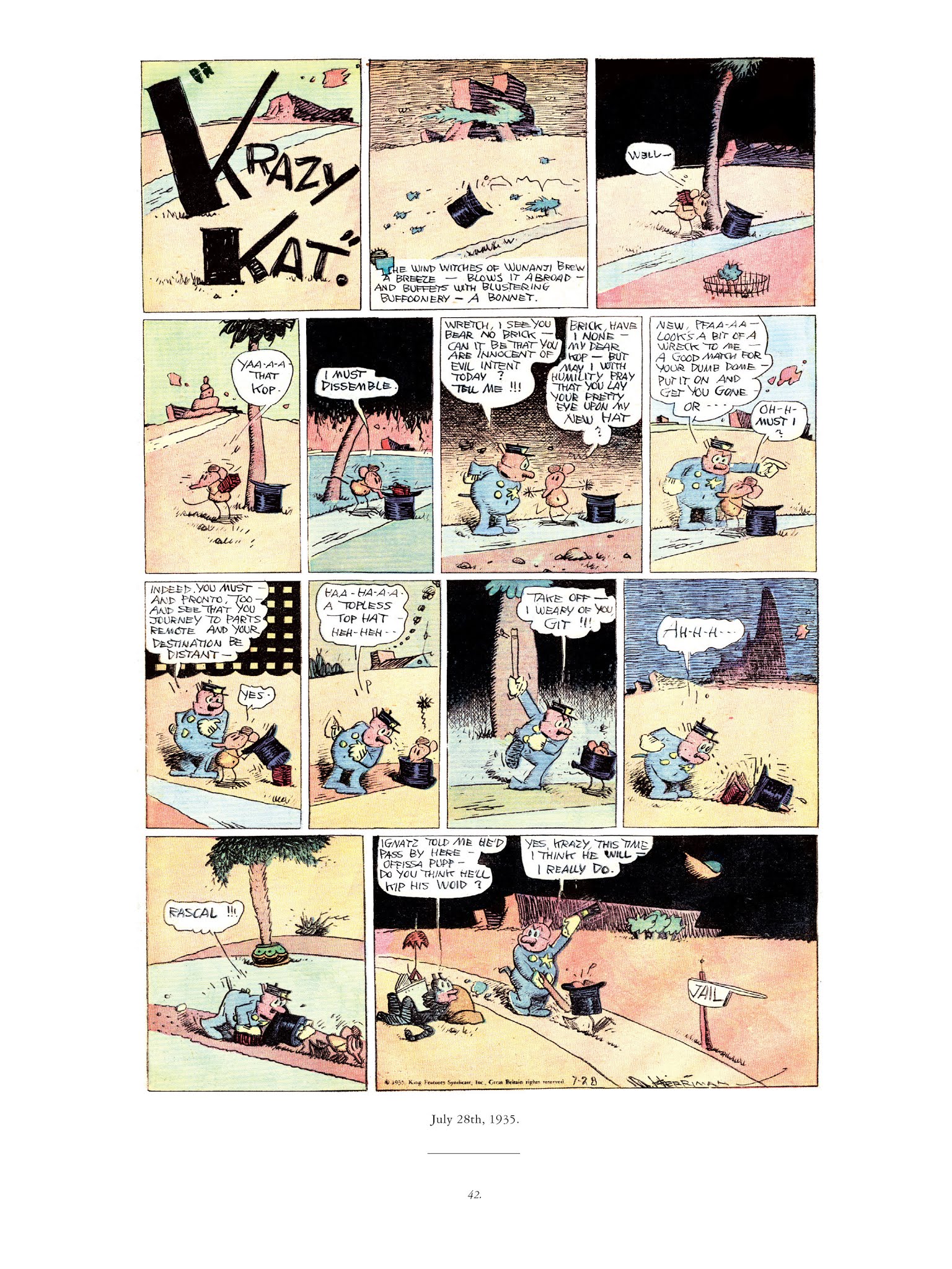 Read online Krazy & Ignatz comic -  Issue # TPB 9 - 40