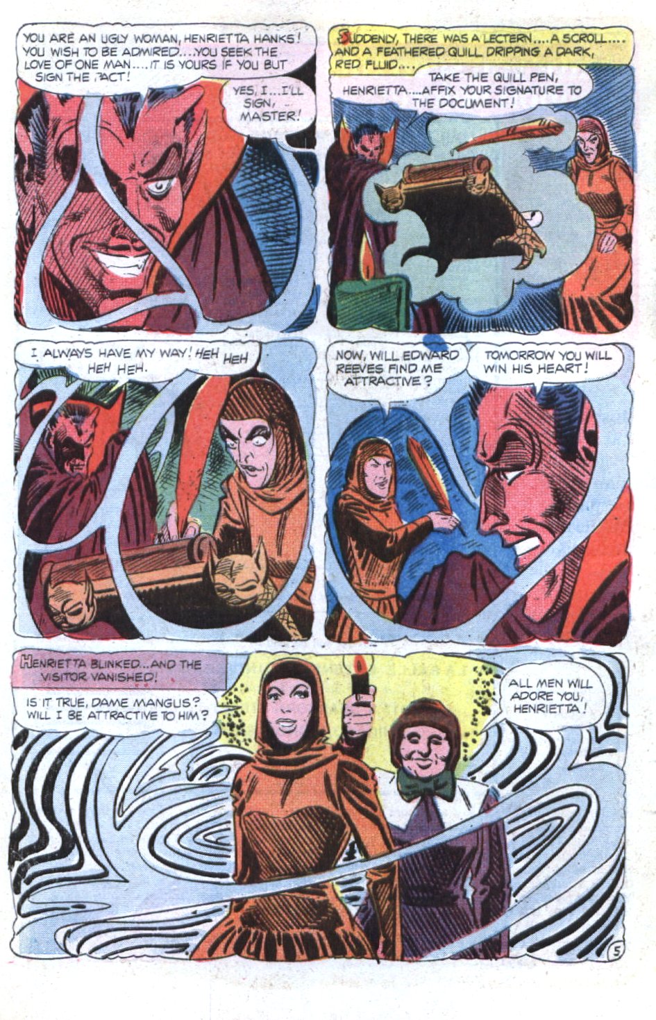 Read online Haunted Love (1973) comic -  Issue #4 - 8