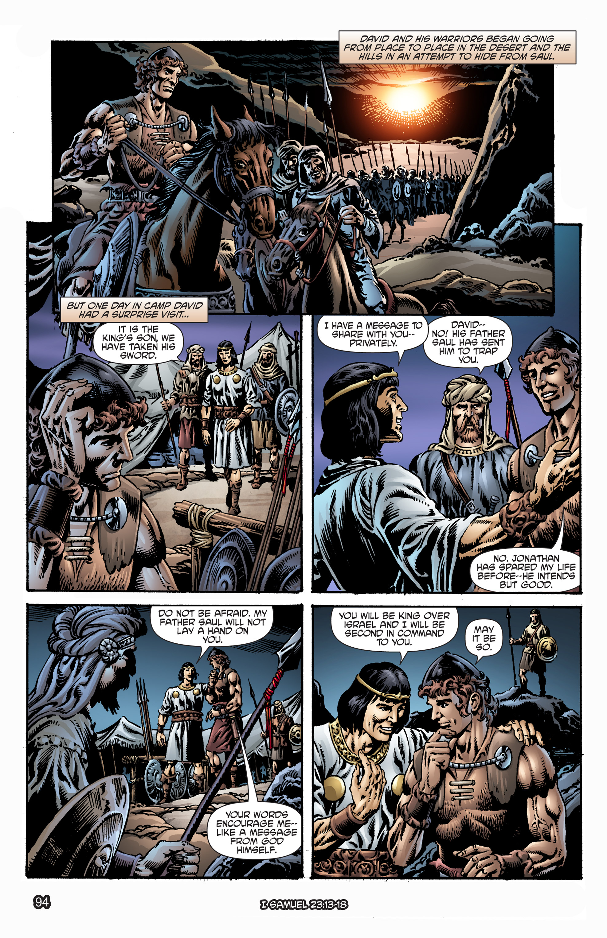 Read online The Kingstone Bible comic -  Issue #5 - 98