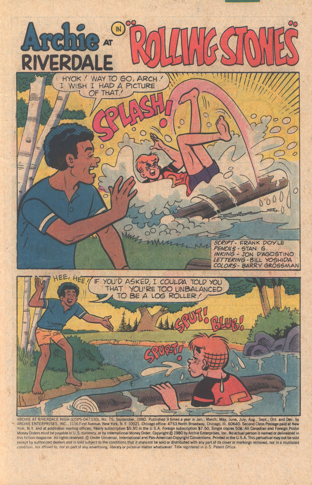 Read online Archie at Riverdale High (1972) comic -  Issue #75 - 3