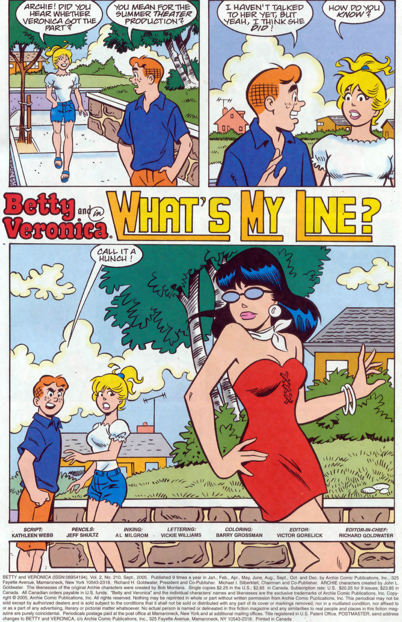 Read online Betty and Veronica (1987) comic -  Issue #210 - 2