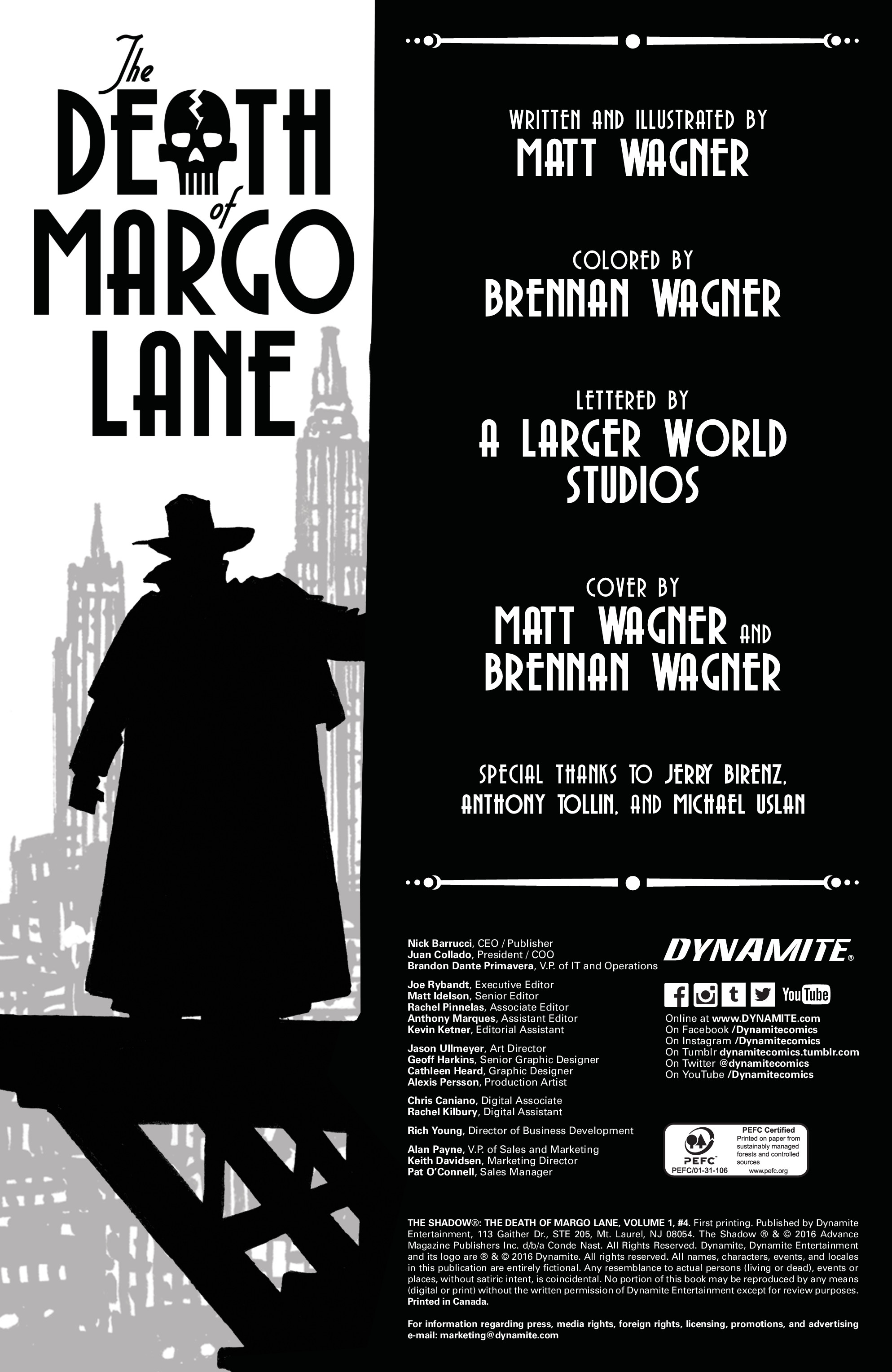 Read online The Shadow: The Death of Margot Lane comic -  Issue #4 - 2
