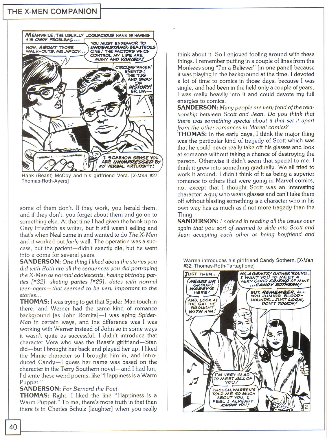 Read online The X-Men Companion comic -  Issue #1 - 40