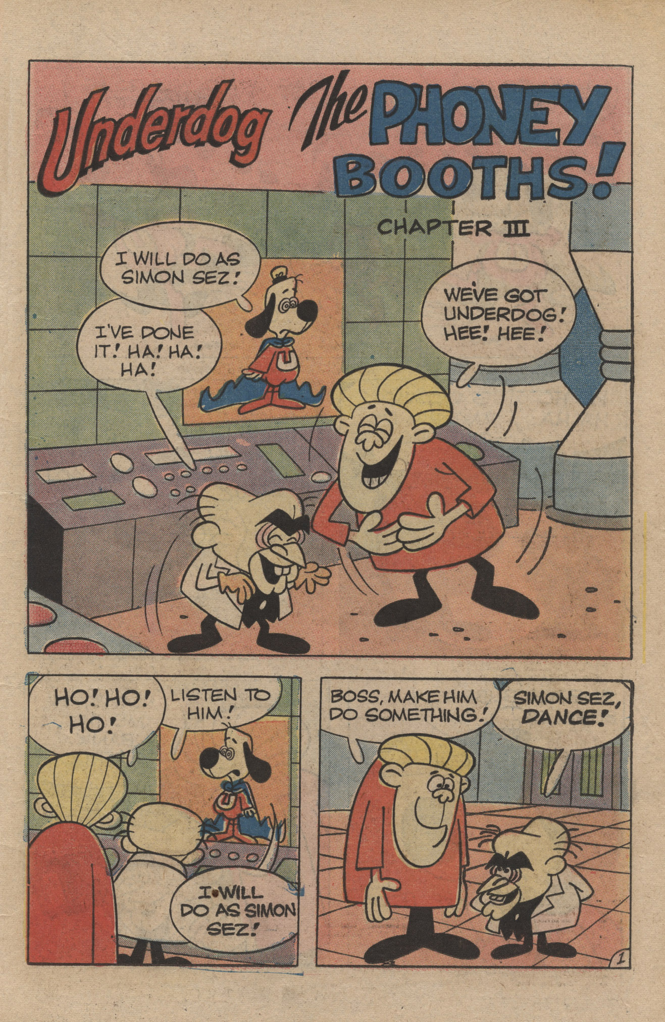 Read online Underdog (1970) comic -  Issue #8 - 15