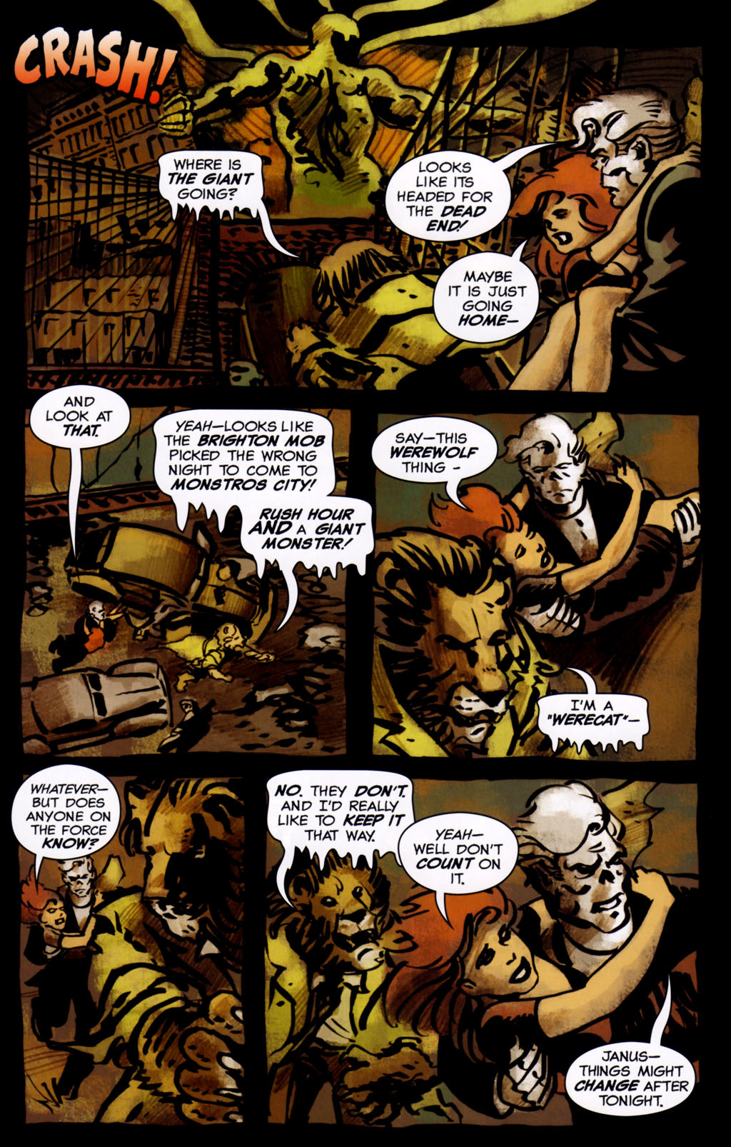 Read online Frankenstein Mobster comic -  Issue #7 - 16