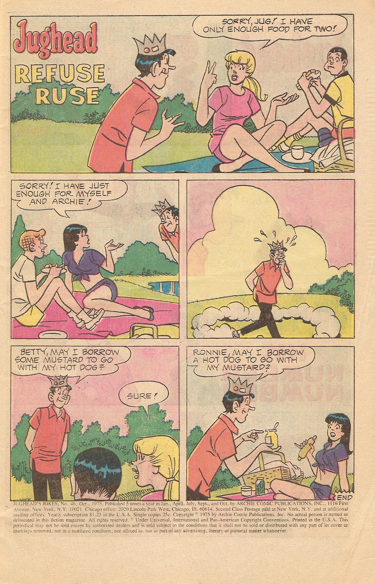 Read online Jughead's Jokes comic -  Issue #46 - 3