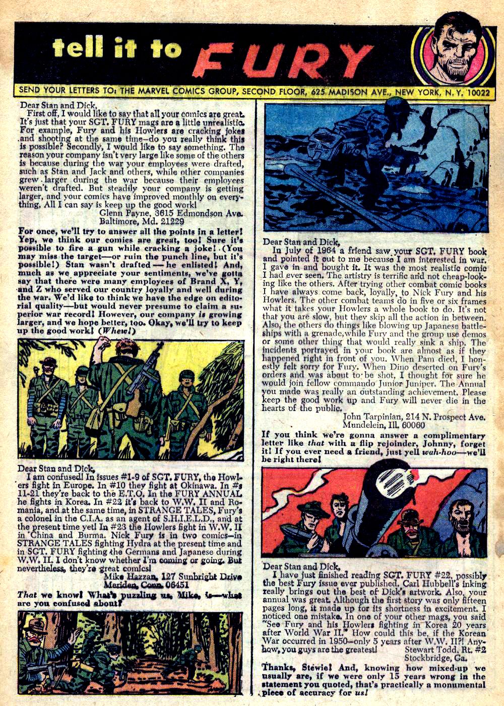 Read online Sgt. Fury comic -  Issue #25 - 32