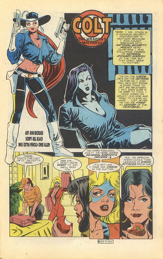 Read online Femforce comic -  Issue #85 - 23