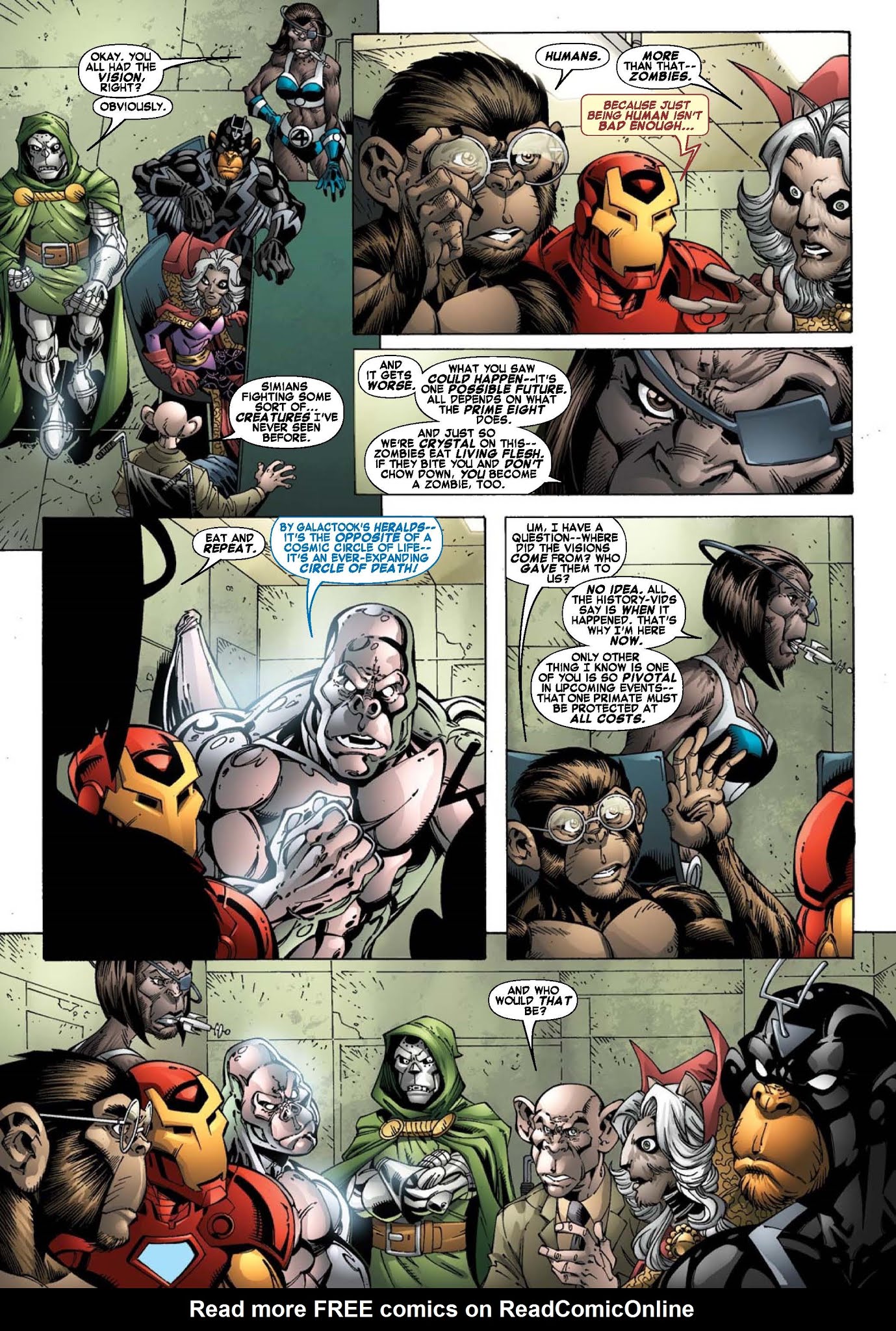 Read online Marvel Apes: Prime Eight comic -  Issue #2 - 4