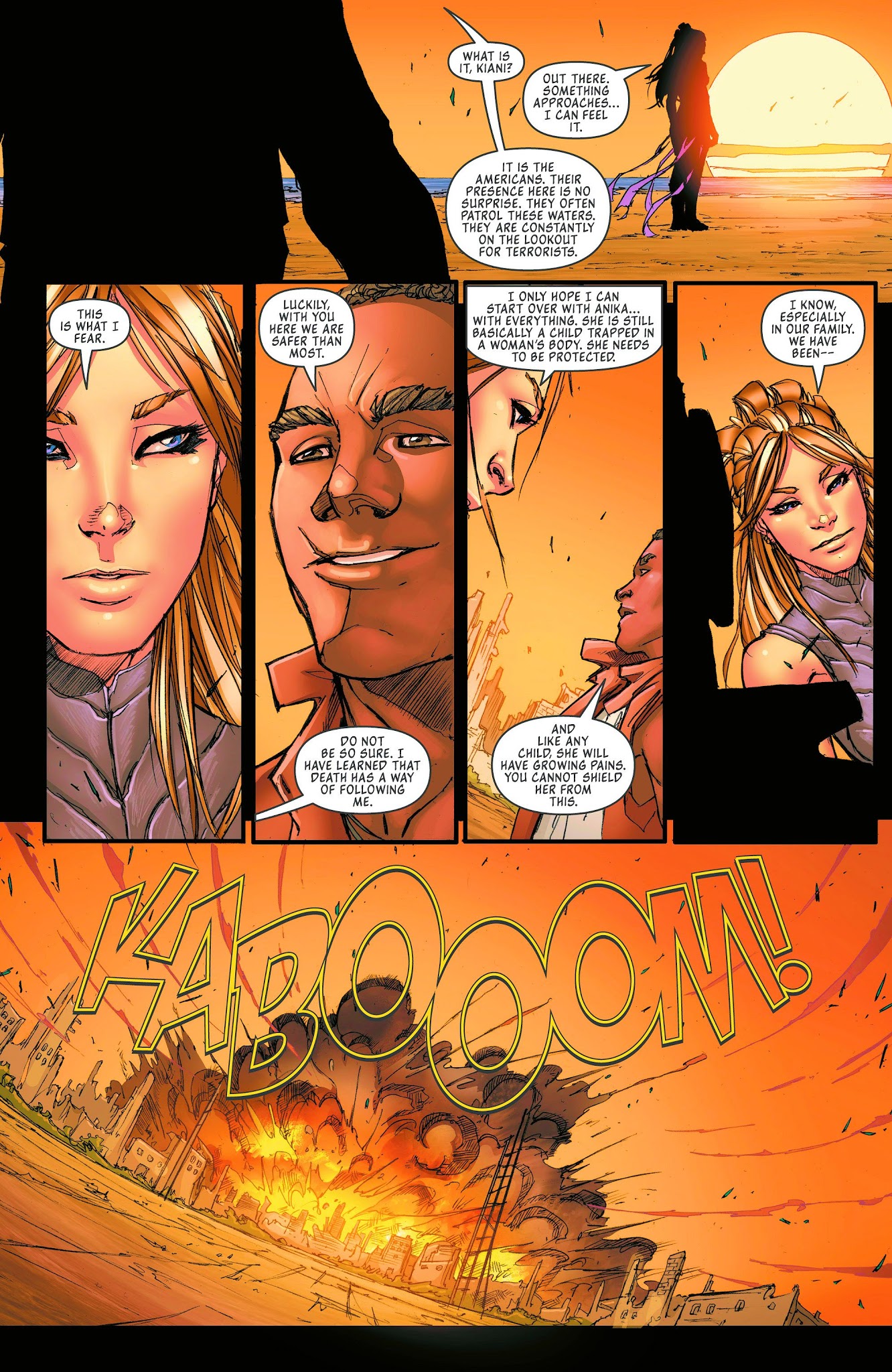 Read online Michael Turner's Fathom: Kiani (2015) comic -  Issue #1 - 12