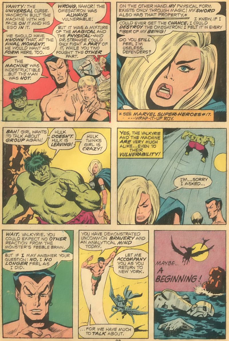 Read online The Defenders (1972) comic -  Issue #5 - 21