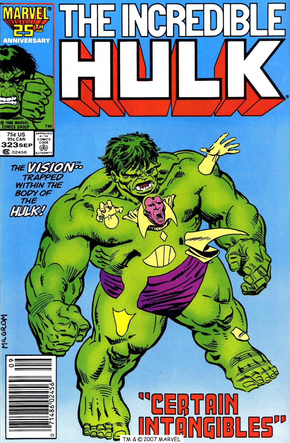 Read online The Incredible Hulk (1968) comic -  Issue #323 - 1