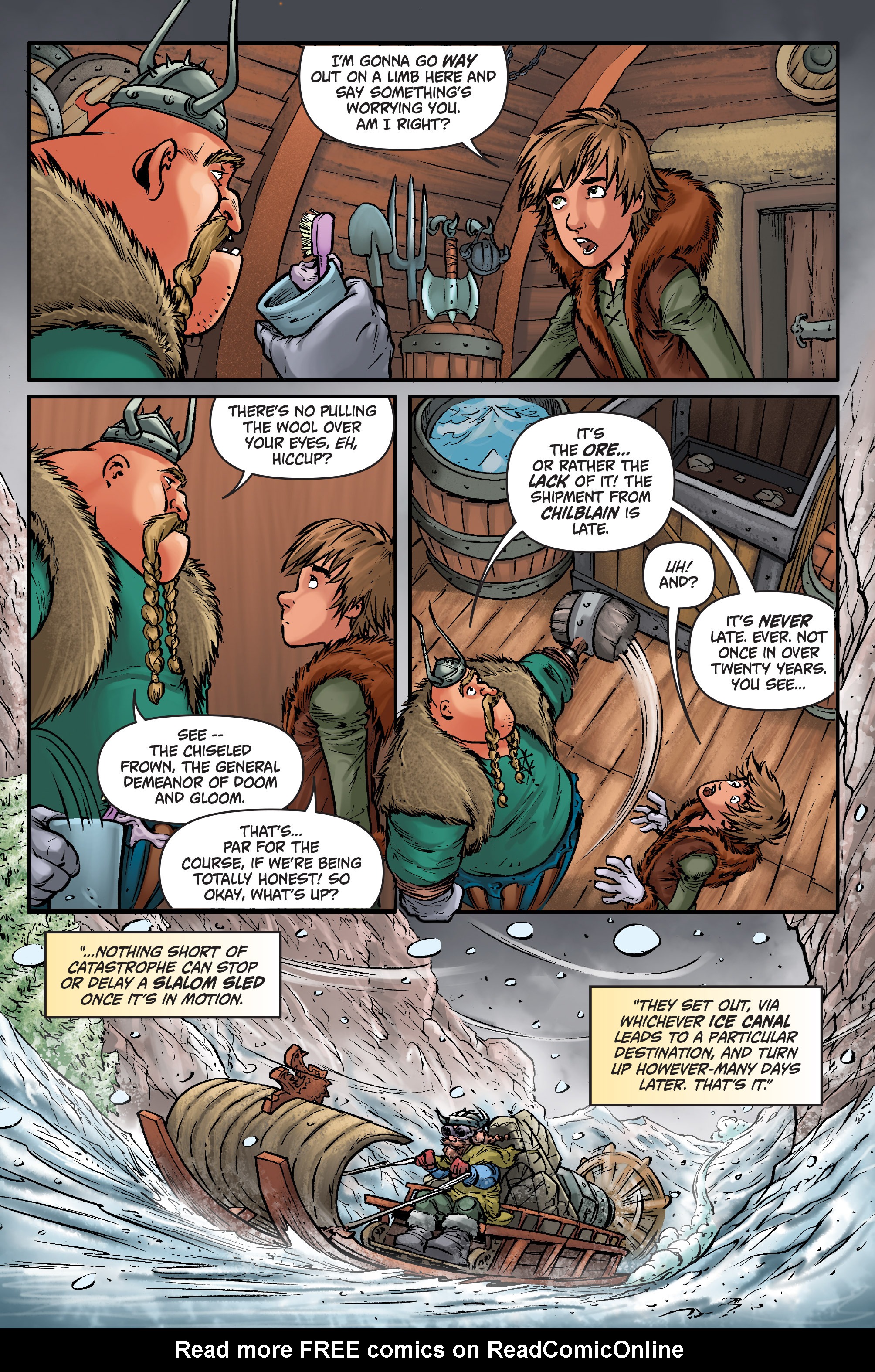 Read online DreamWorks Dragons: Defenders of Berk Collection: Fire & Ice comic -  Issue # TPB - 63