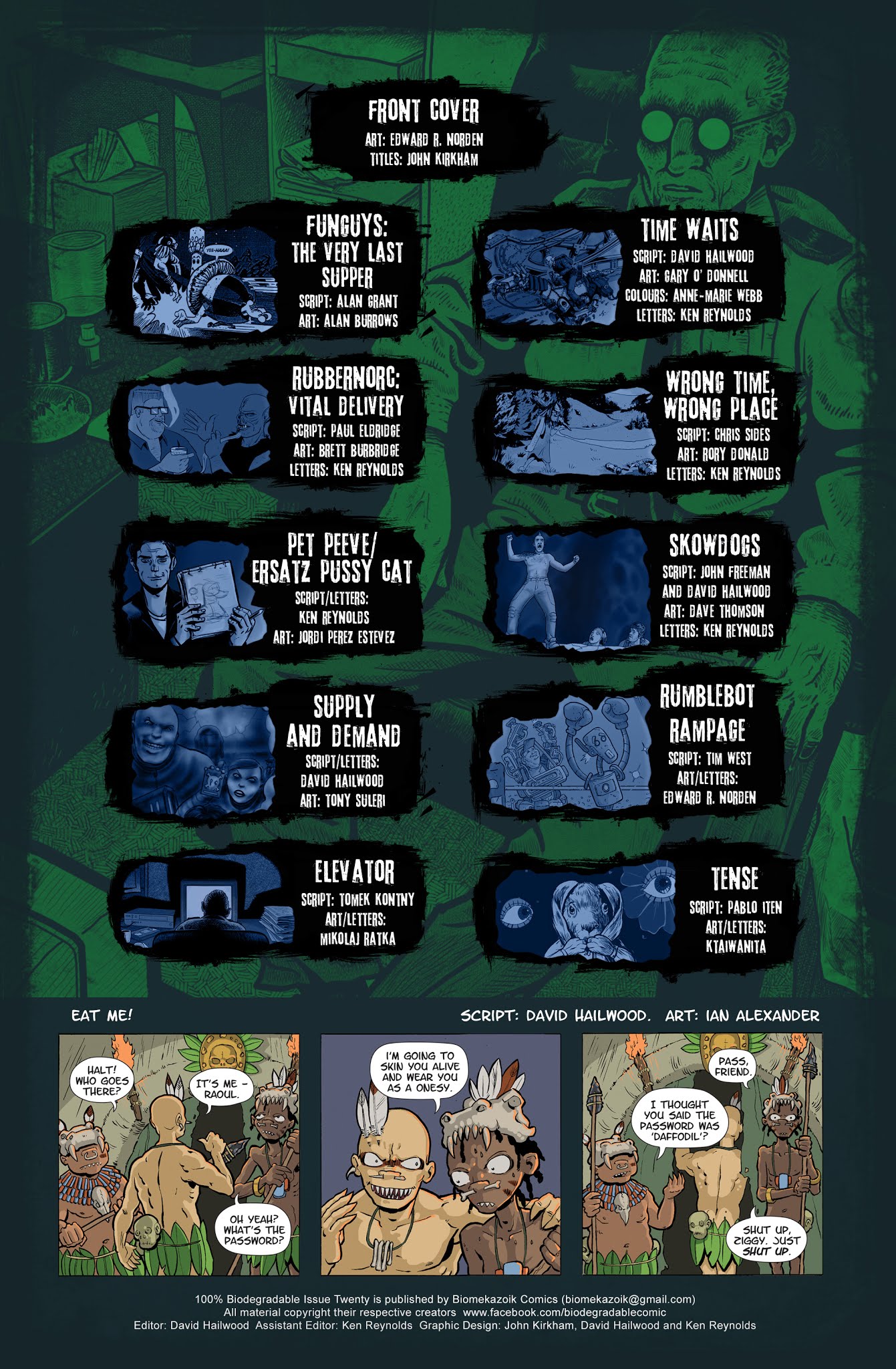 Read online 100% Biodegradable comic -  Issue #20 - 2