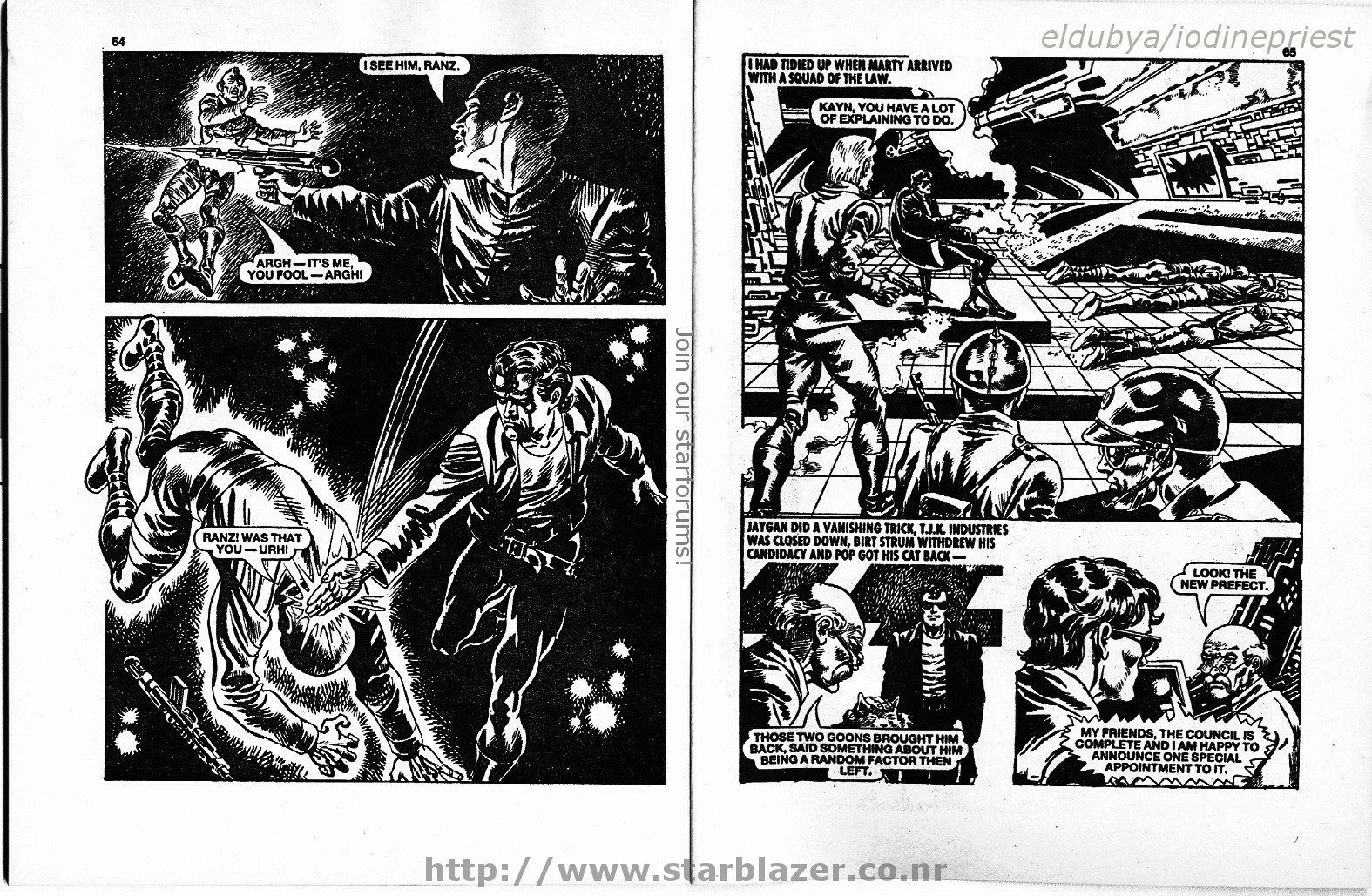Read online Starblazer comic -  Issue #252 - 34