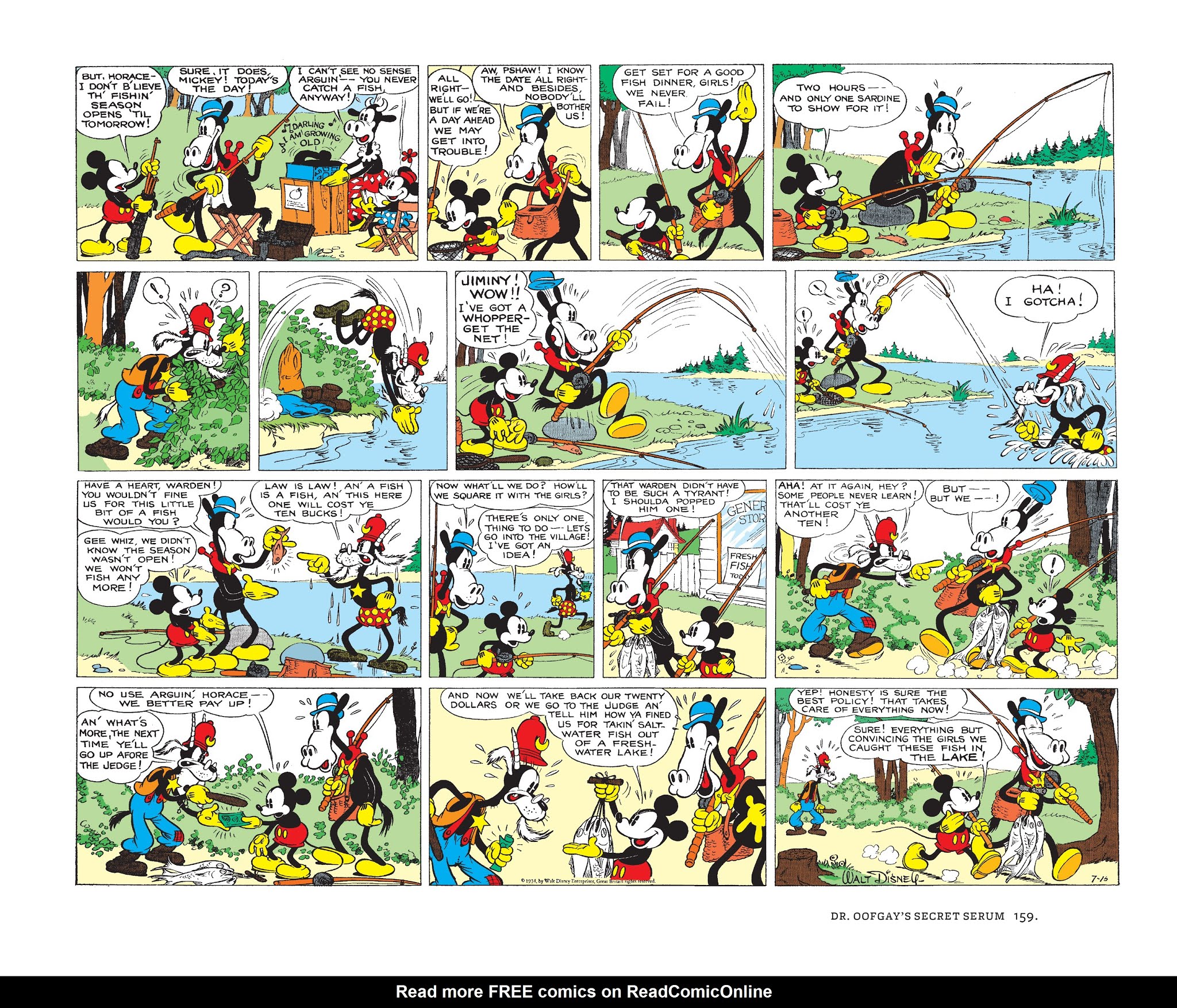 Read online Walt Disney's Mickey Mouse Color Sundays comic -  Issue # TPB 1 (Part 2) - 59