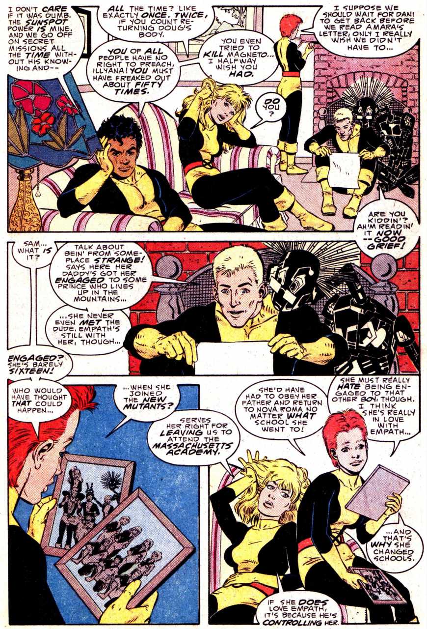 Read online The New Mutants comic -  Issue # _Annual 4 - 9