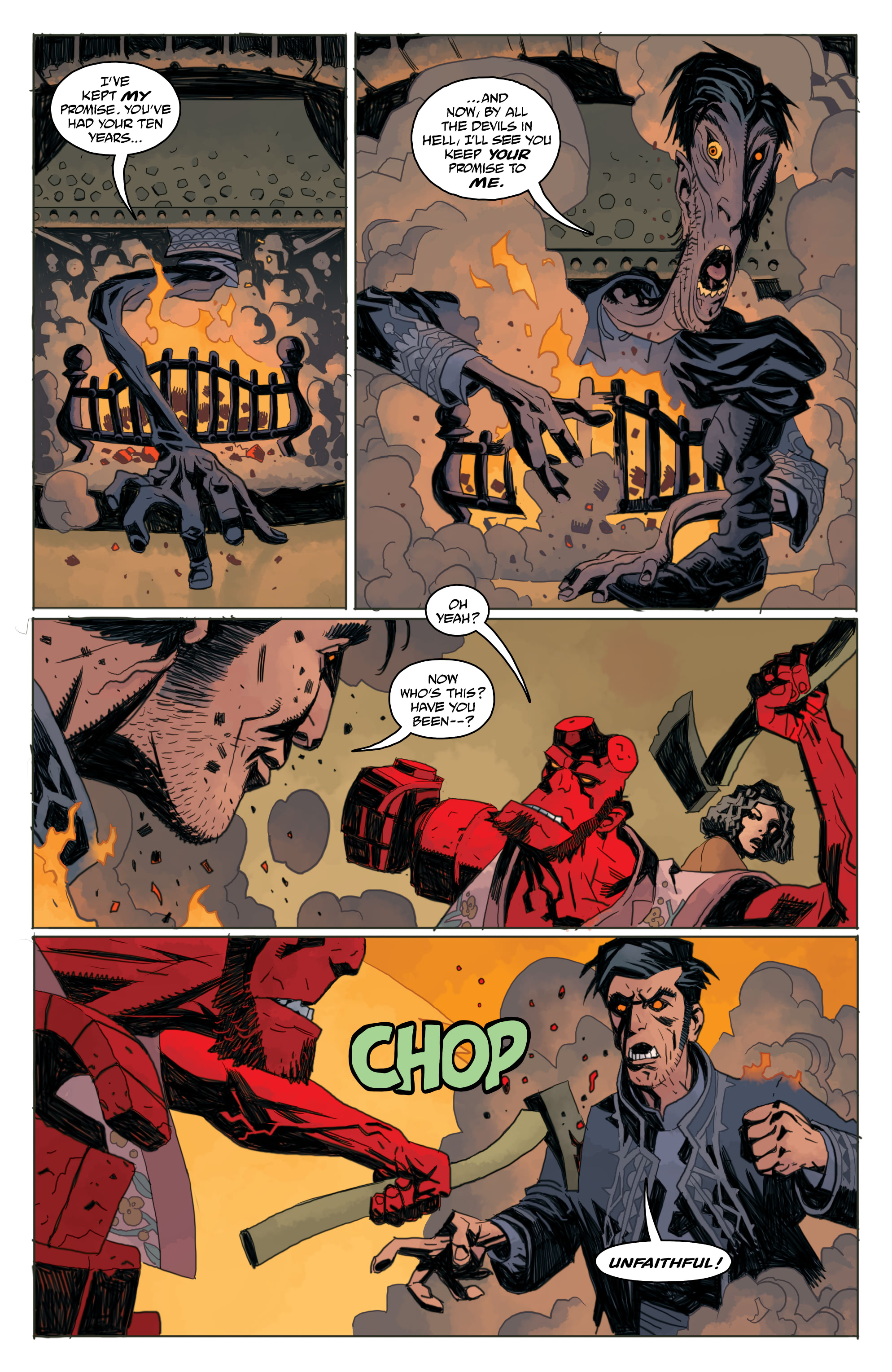 Read online Hellboy and the B.P.R.D.: Her Fatal Hour comic -  Issue # Full - 14