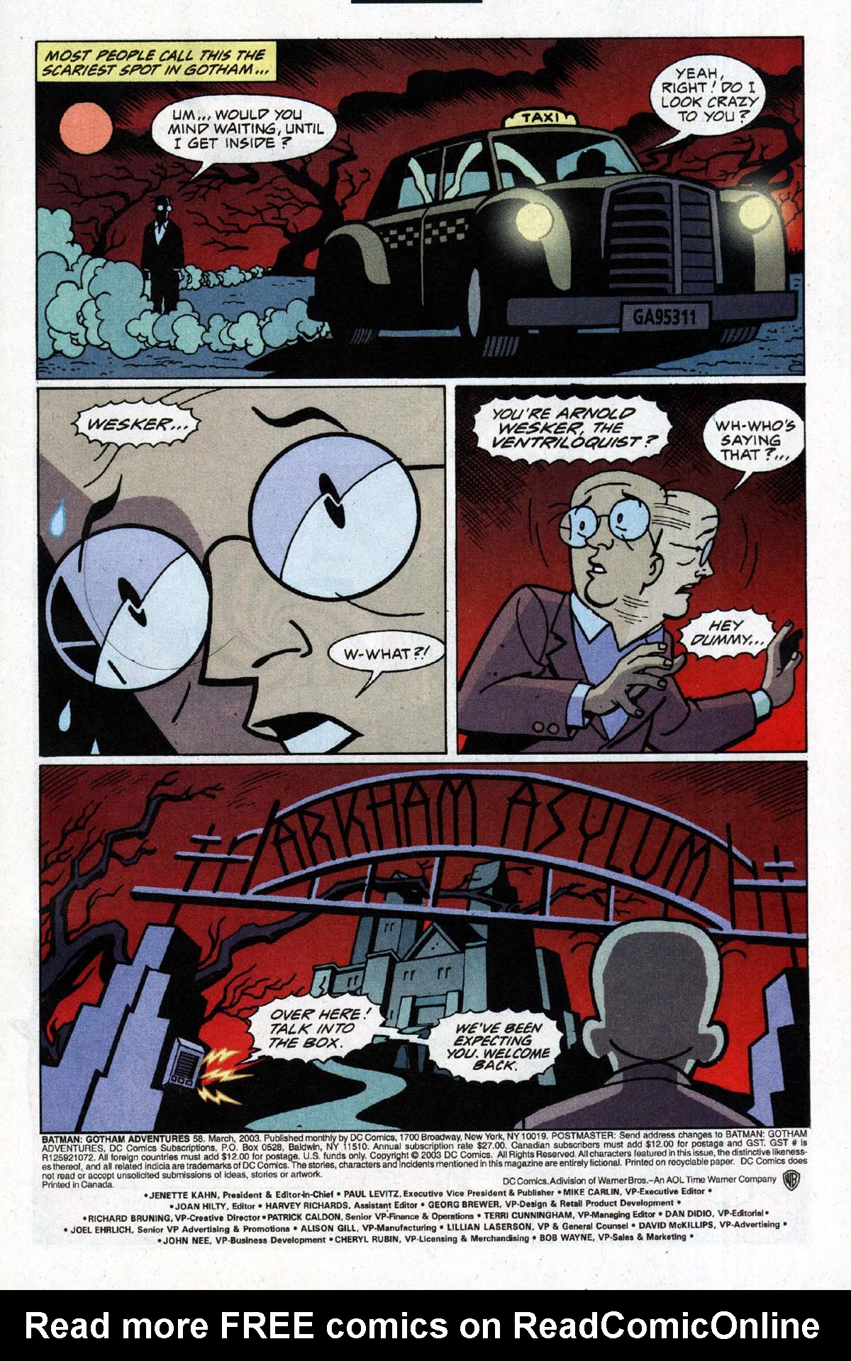 Read online Batman: Gotham Adventures comic -  Issue #58 - 2