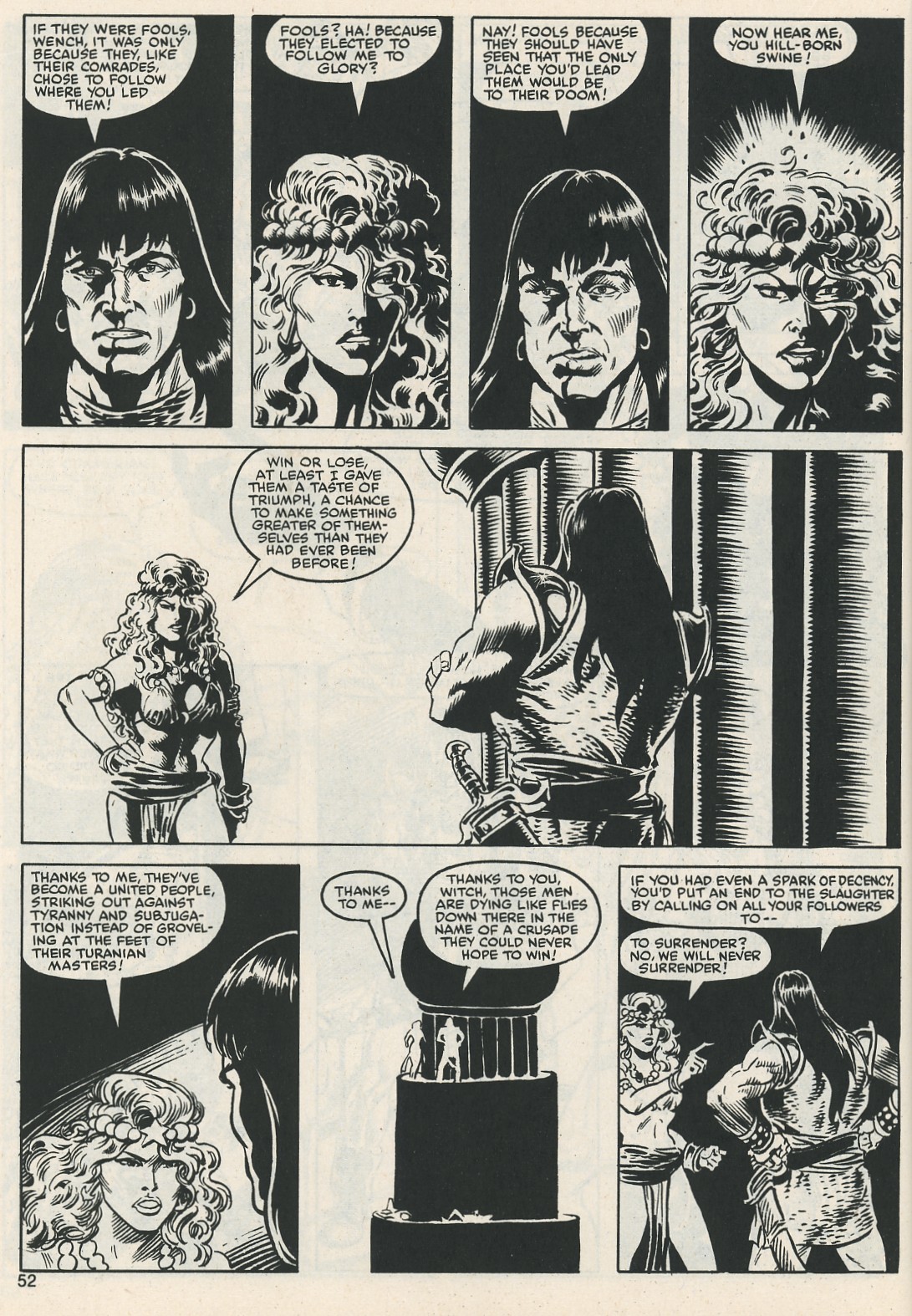 Read online The Savage Sword Of Conan comic -  Issue #112 - 54